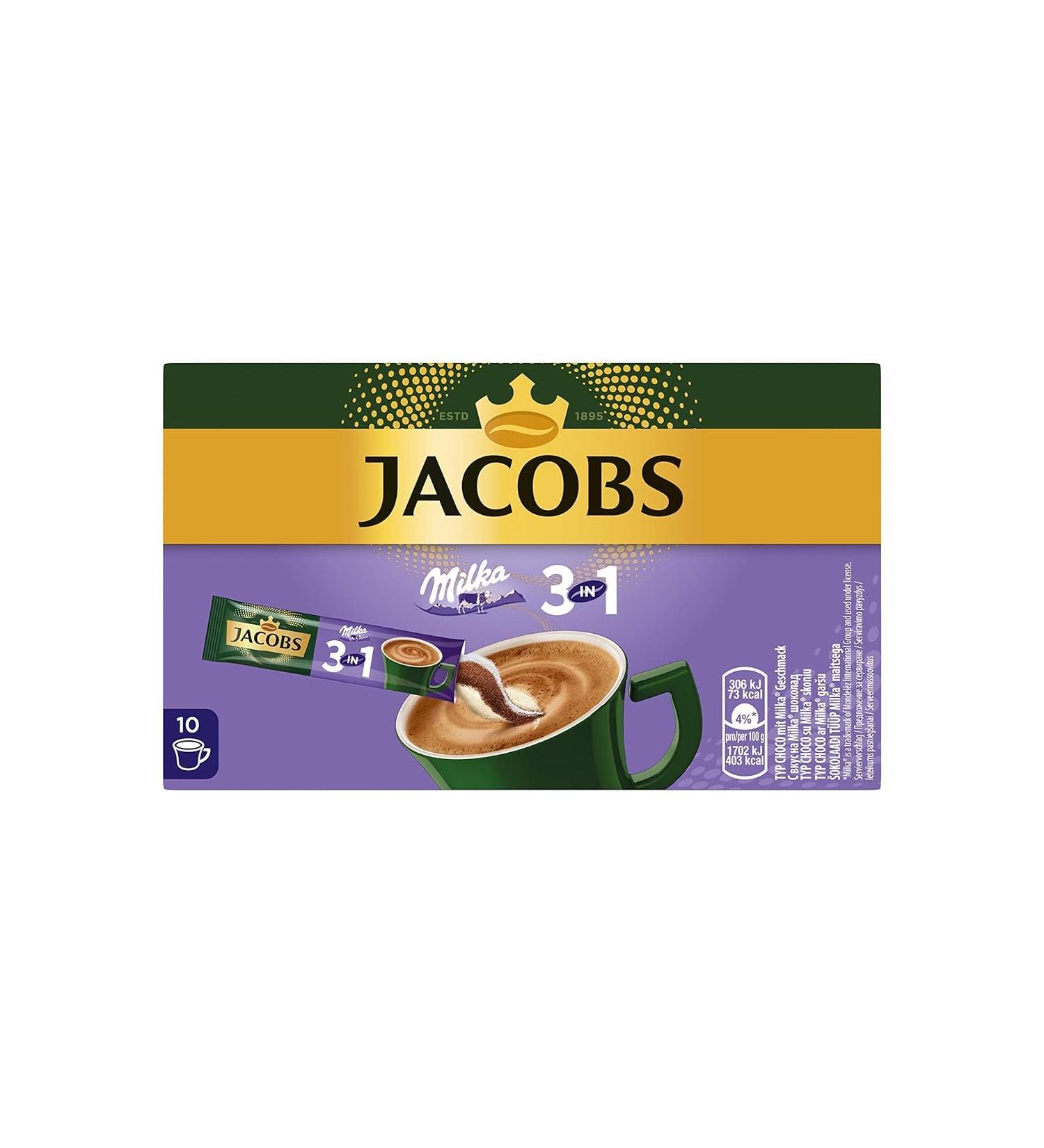Sp cialit s de caf Jacobs 3 en 1 Milka * 120 sticks au caf instantan 12 x 10 boissons - Buy Online on GoSupps.com