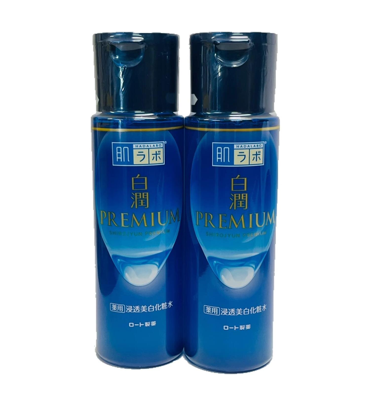 ROHTO Hadalabo Shirojun Premium Lotion 170ml x 2 bottle set