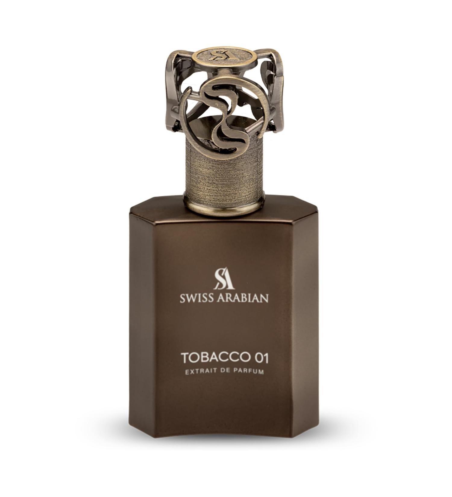 Swiss Arabian Tobacco 01 - Arabian Perfume for Men and Women - Extrait de Parfum - Long Lasting Perfume - Travel Perfume - Unisex Fragrance - 1.7 oz - Buy Online on GoSupps.com