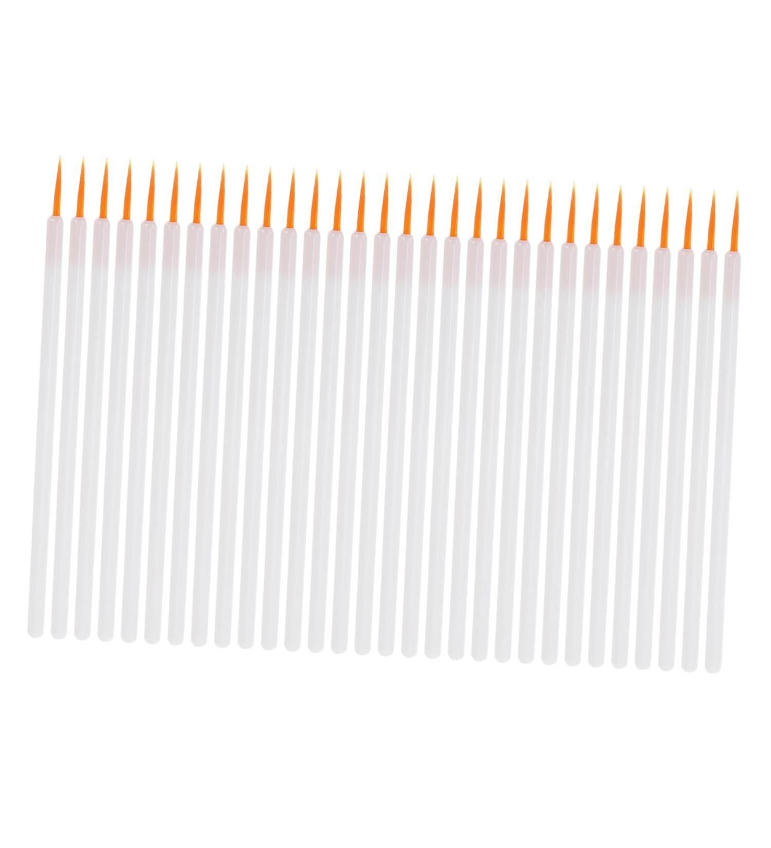 Angoily 100pcs Disposable Eyeliner Brush Eyeliner Pencil Mascara Tool Nylon Eyeliner Applicator Eyes Makeup - Buy Online on GoSupps.com