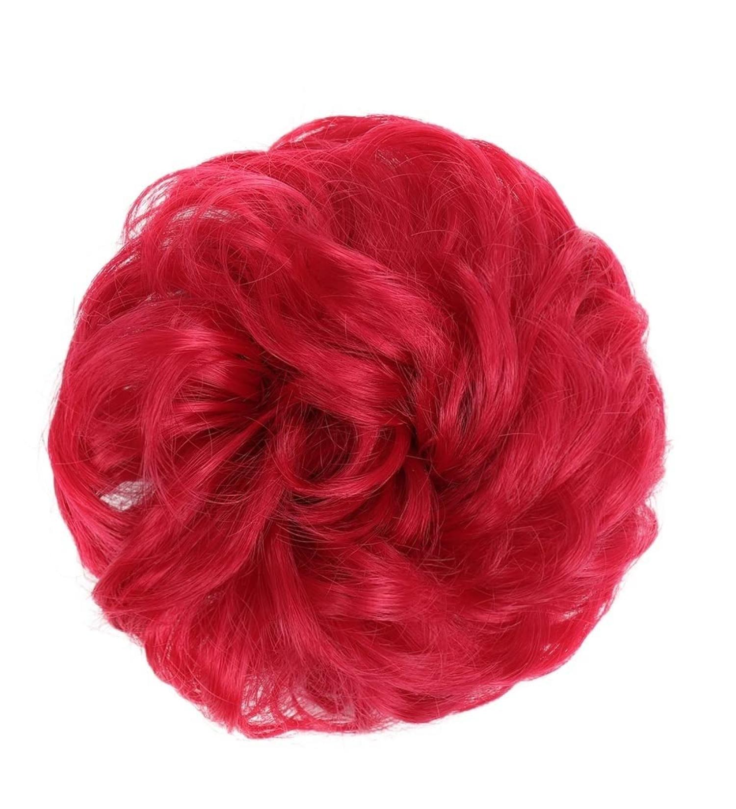 Messy Bun Hair Piece for Women Donut Hair Bun Scrunchie for Women Girls Curly Wave Synthetic Chignon Hairpiece with Rubber Band Messy Bun Hair Pieces Extensions Fake Hair Accessories for Women Girl 1164 - Buy Online on GoSupps.com