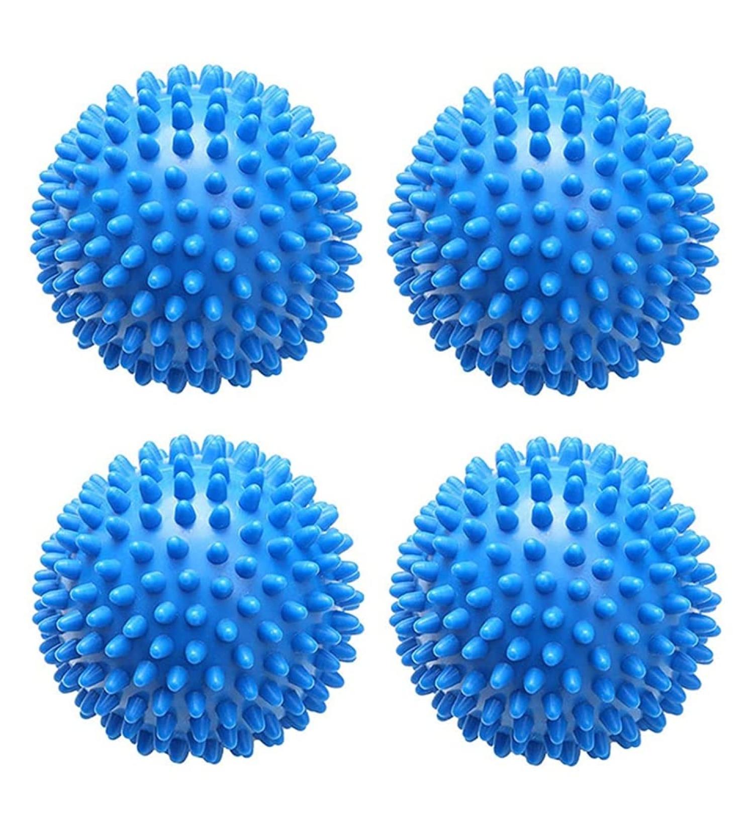 KOMUNJ 6 Pieces Dryer Ball Washing Ball for Washing Machine Balls for Fluffy Laundry Reusable Dryer Balls Laundry Tumble Dryer Drying Ball (Blue) - Buy Online on GoSupps.com