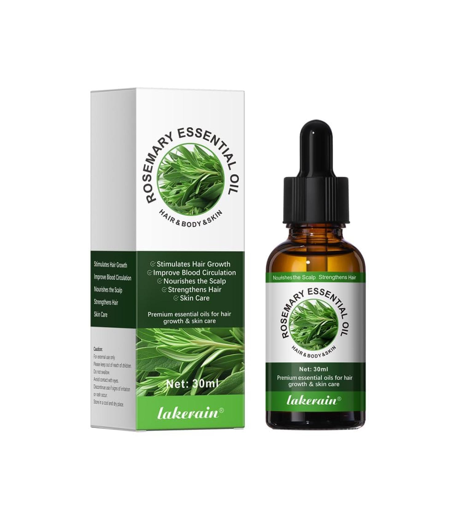 100% Pure Organic Rosemary Oil for Hair Growth & Skin Care - Natural Hair Oil - Buy Online on GoSupps.com
