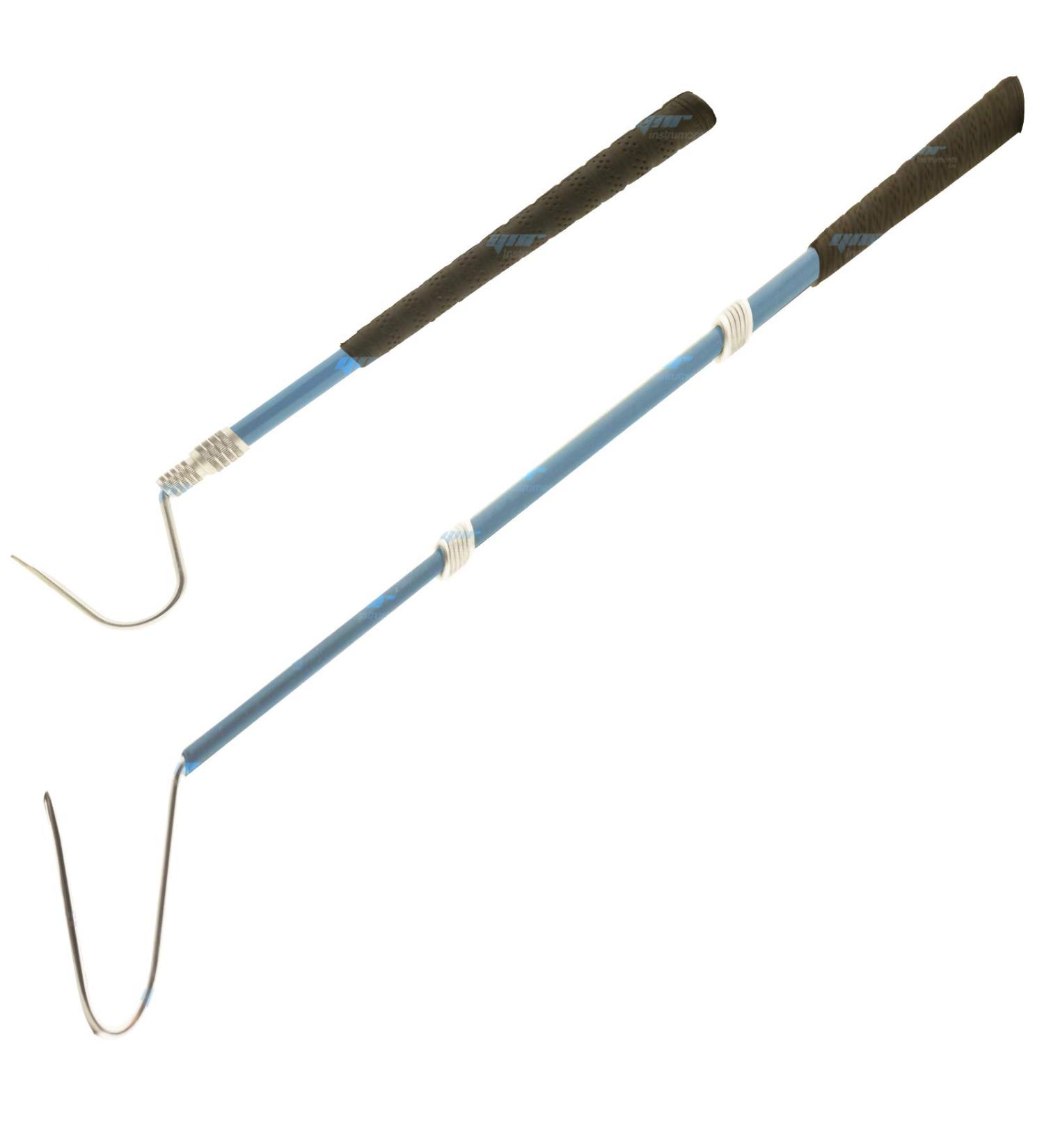 YNR Snake Stainless Lizard Hook Herp Pin Tools Reptiles Pet Supplies 36" Reptile Handler Holder Sky-Black - Buy Online on GoSupps.com