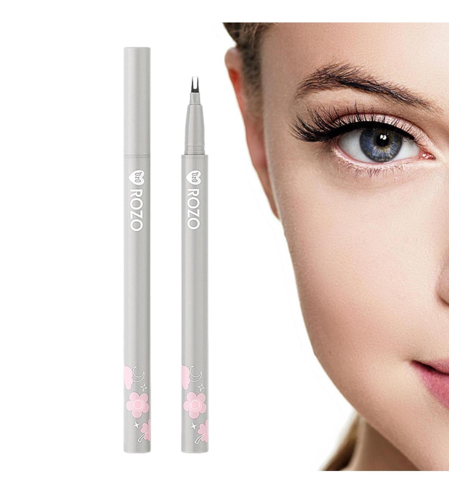 Double Tip Lower Eyelash Pen Waterproof Eyeliner Pencil - Waterproof Eyeliner Liquid Liner With Ultra-Fine Tip For Natural Looking Eyelashes Fulenyi X601# Cool Gray - Buy Online on GoSupps.com