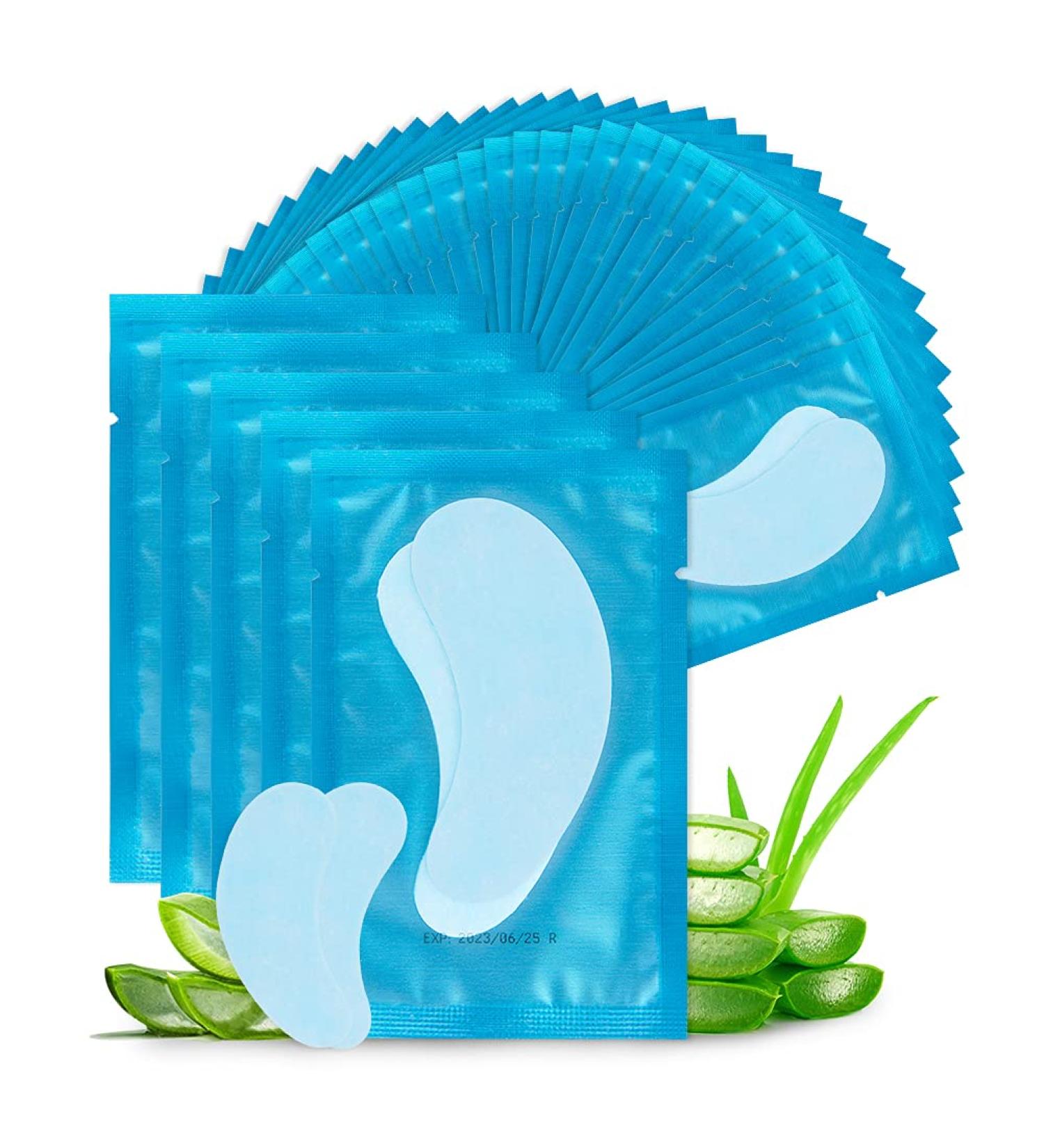 Lunamoon Eye Pads for Eyelash Extensions | Blue Eyelash Lifting & Coloring Patches | 50 Pairs - Buy Online on GoSupps.com