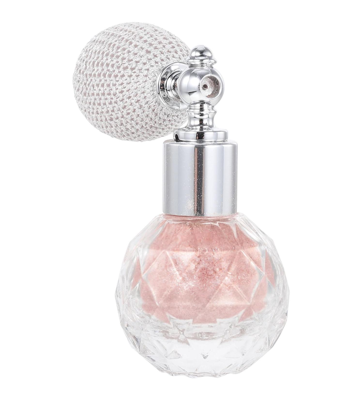 FRCOLOR 1Pc body air bag powder spray bottles for hair shimmer sparkle pressed spray bottle for highlighter Pink medium - Buy Online on GoSupps.com