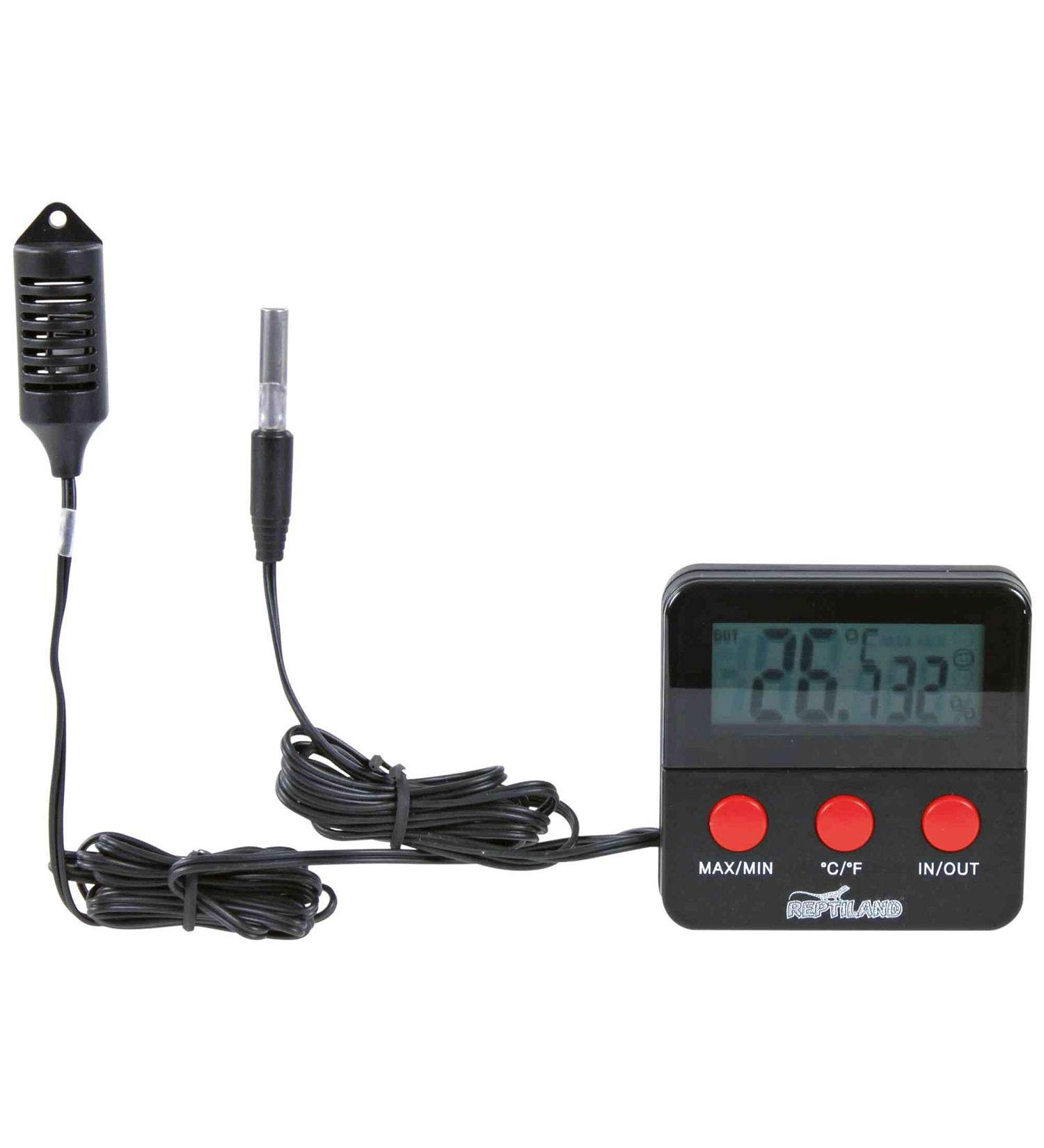 Trixie Digital Thermo/Hygrometer with Remote Sensor - for precise monitoring of the temperature and air hum - Buy Online on GoSupps.com