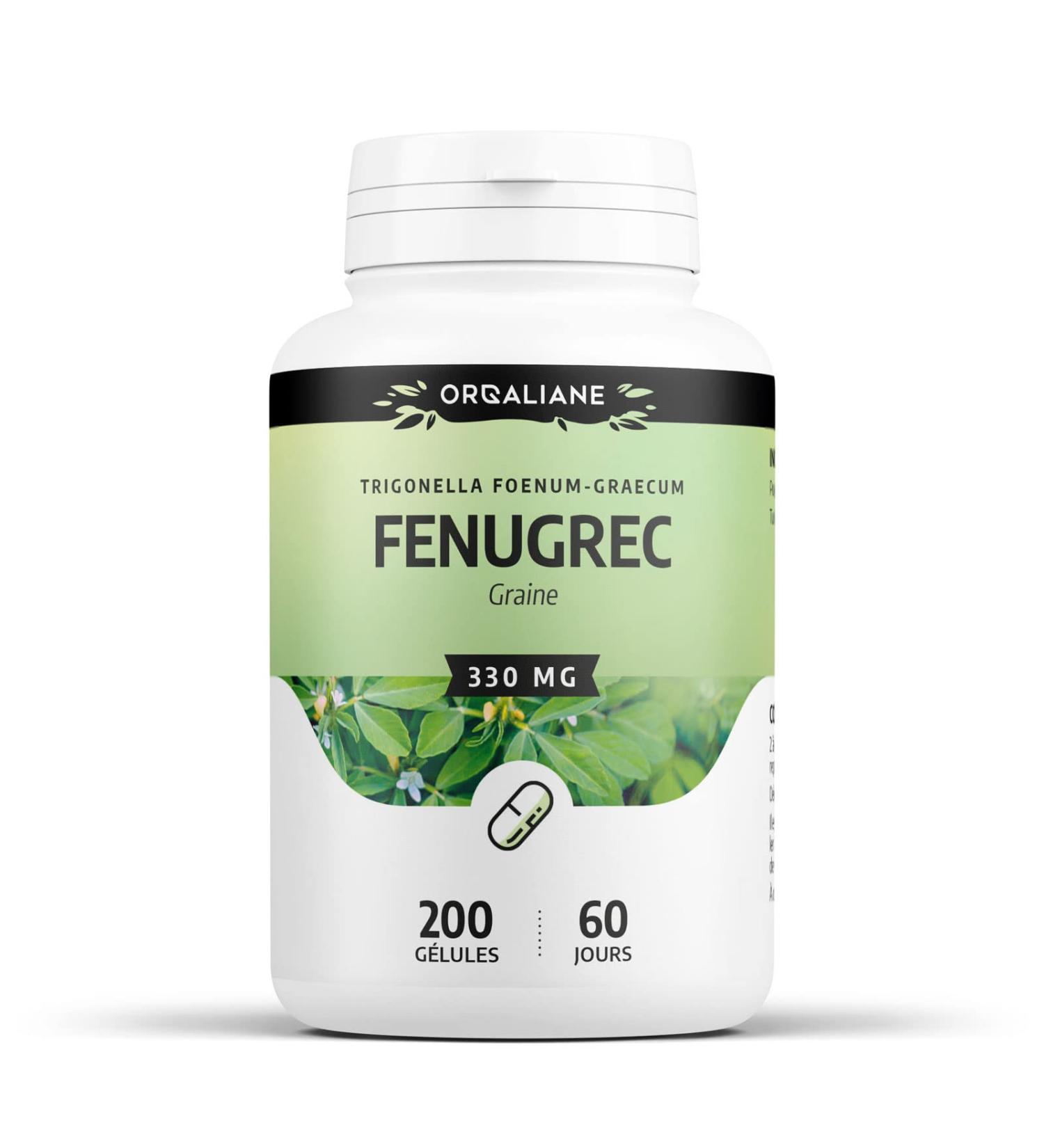 Fenugreek 330mg - 200 capsules - Buy Online on GoSupps.com