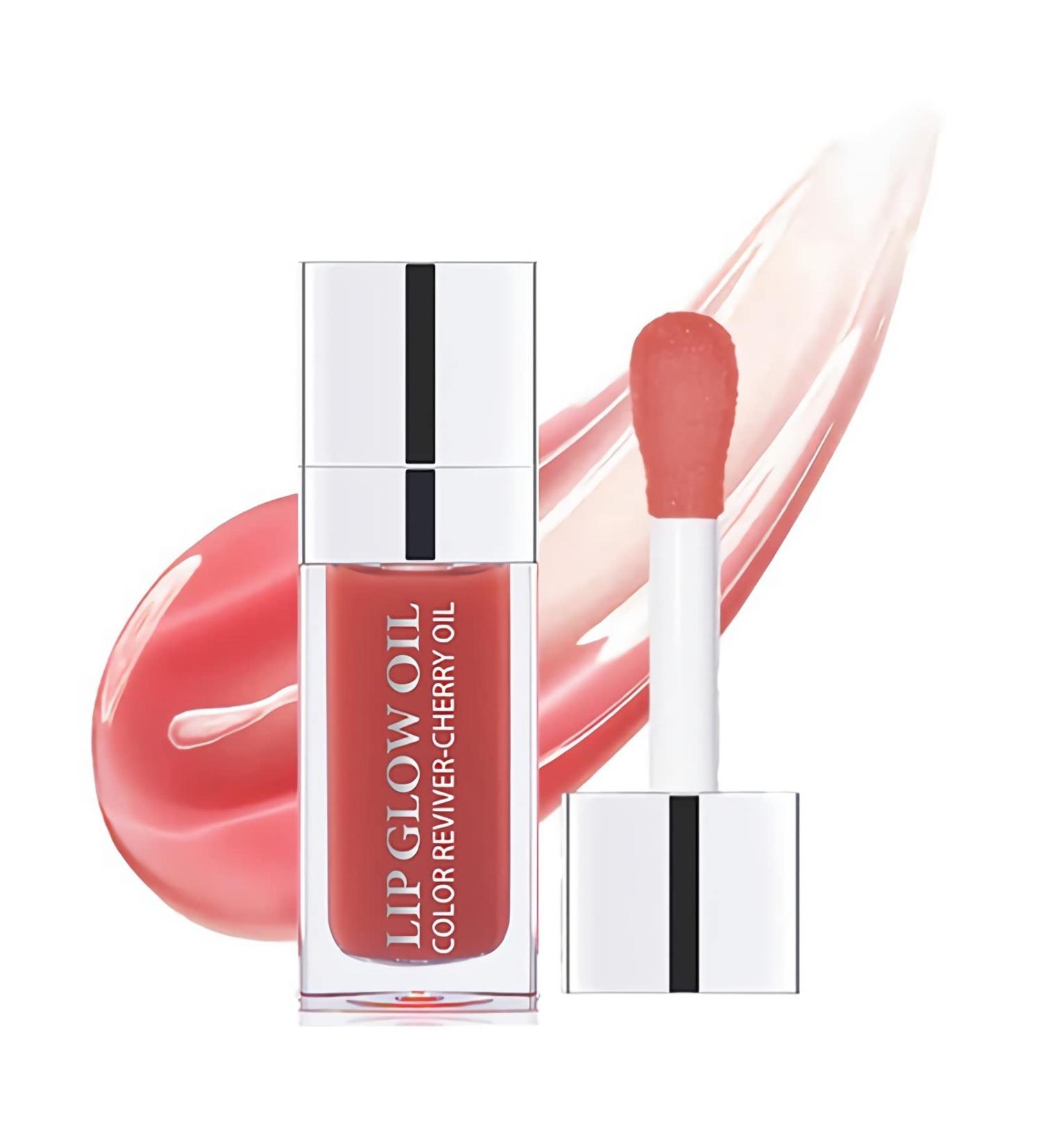 Hydrating Tinted Lip Oil Balm | Plump Lip Gloss | Nourishing Lip Care | Glass Lip Glow Oil | Non-sticky Formula | Lightening Lip Lines | (012#) - Buy Online on GoSupps.com