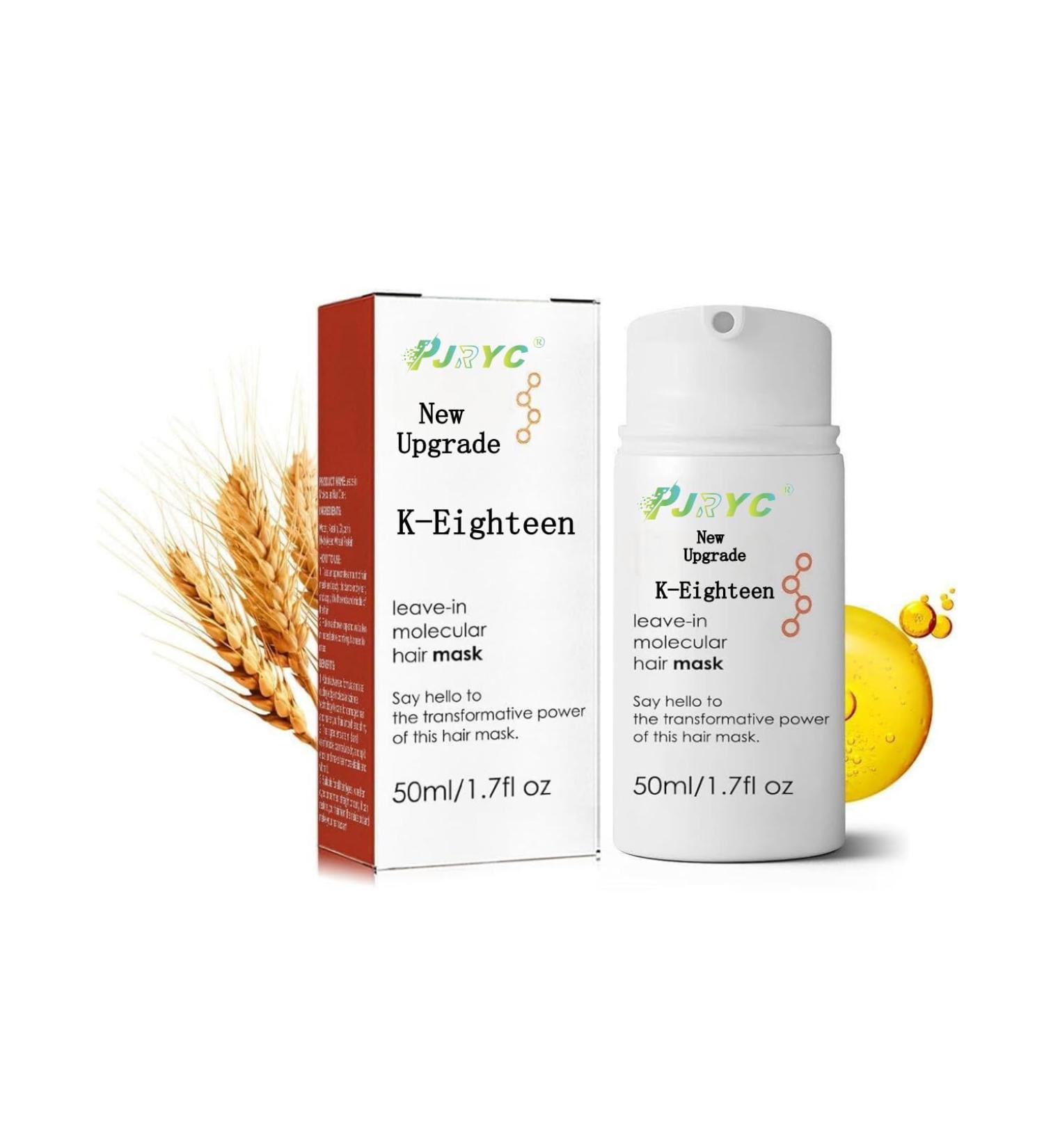 Leave-In Repair Hair Mask | K-18 Treatment for Dry & Damaged Hair - 4-Minute Miracle for Color & Heat Damage - Beige - Buy Online on GoSupps.com