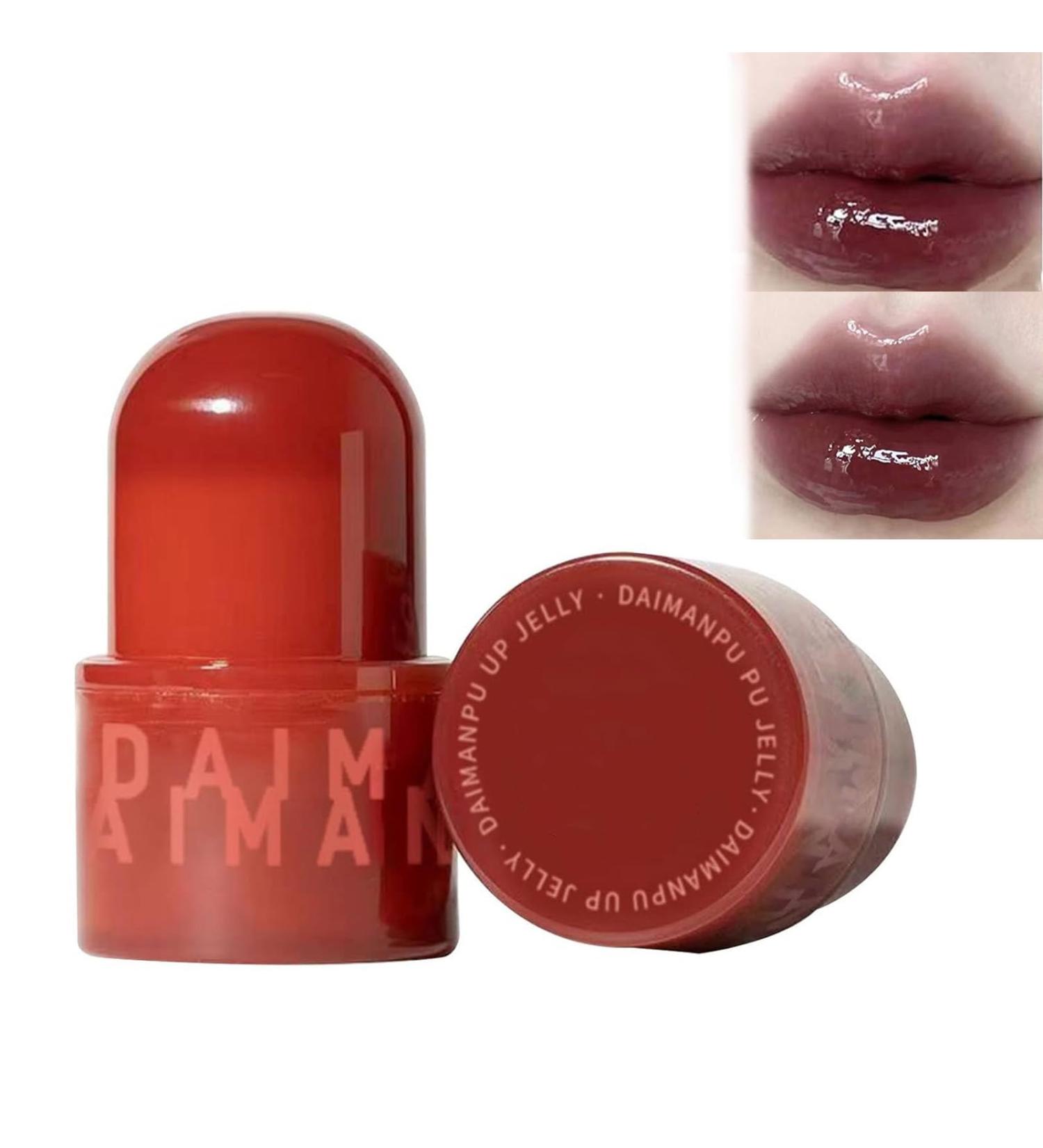 Shop Hezhuang Lip Jelly - 2024 Tinted Hydrating Lip Gloss | Long-Lasting High Shine Non-Stick Gloss (#03) - International Shipping Available - Buy Online on GoSupps.com
