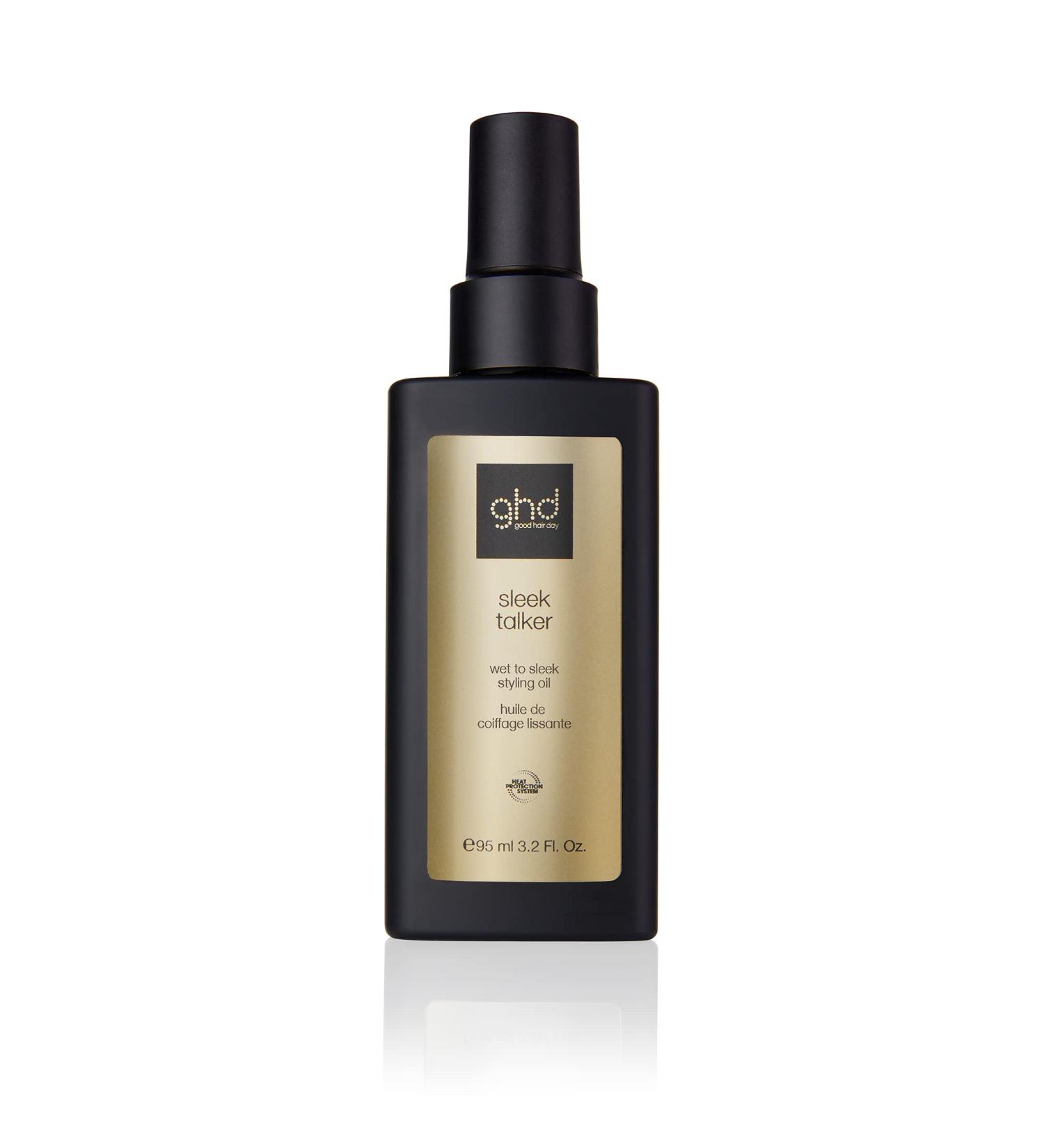 GHD Sleek Talker - Wet to Sleek Hair Styling Oil with Argan Oil & Heat Protection Smooth & Nourish Hair for 72 Hours - 3.2 fl. oz - Buy Online on GoSupps.com