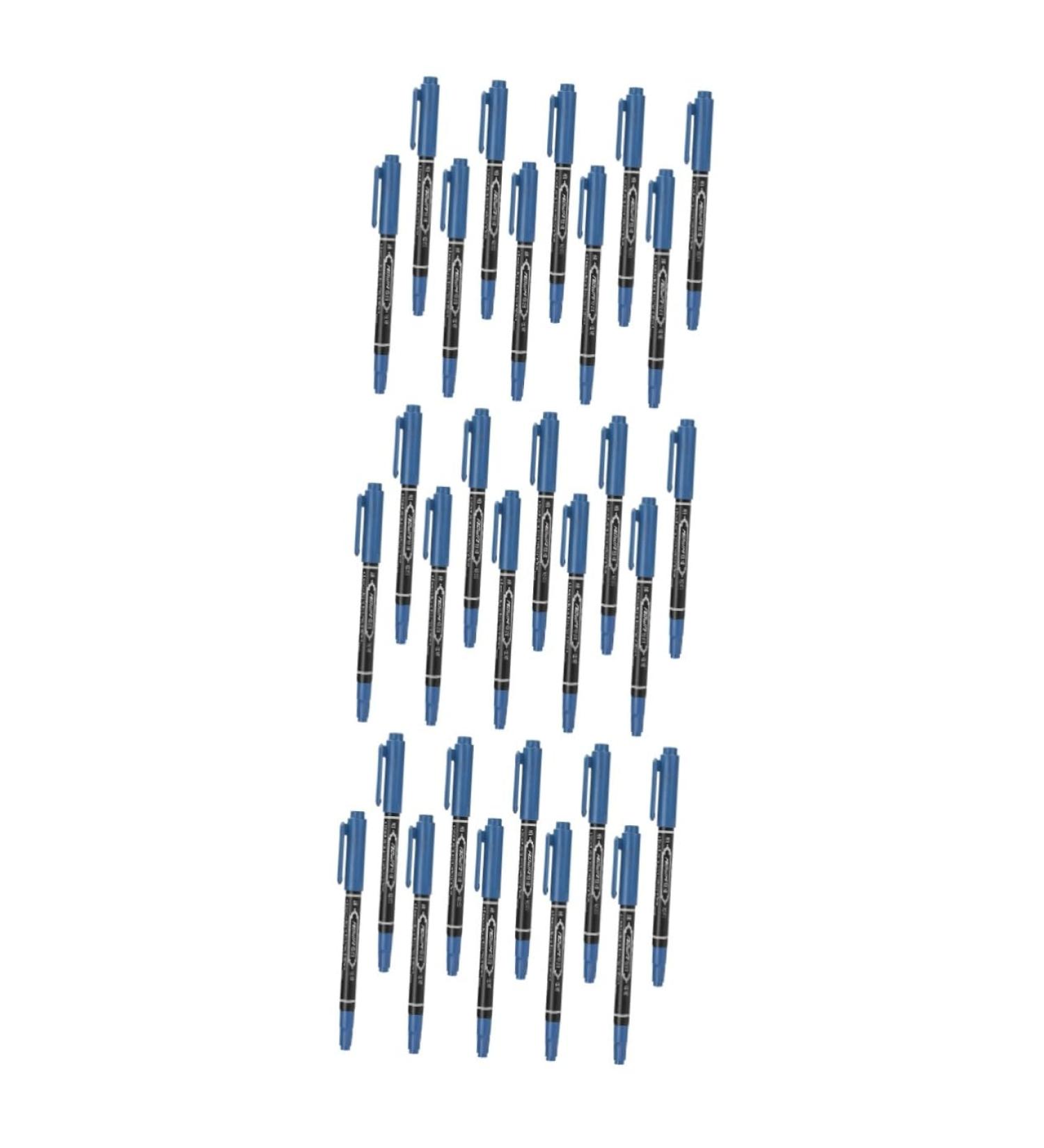 NOLITOY 30 Pcs Eyebrow Marker Pen Portable Eyebrow Liner Marker Pens Lip Mapping Pen Oil Pen Plastic Body - Buy Online on GoSupps.com