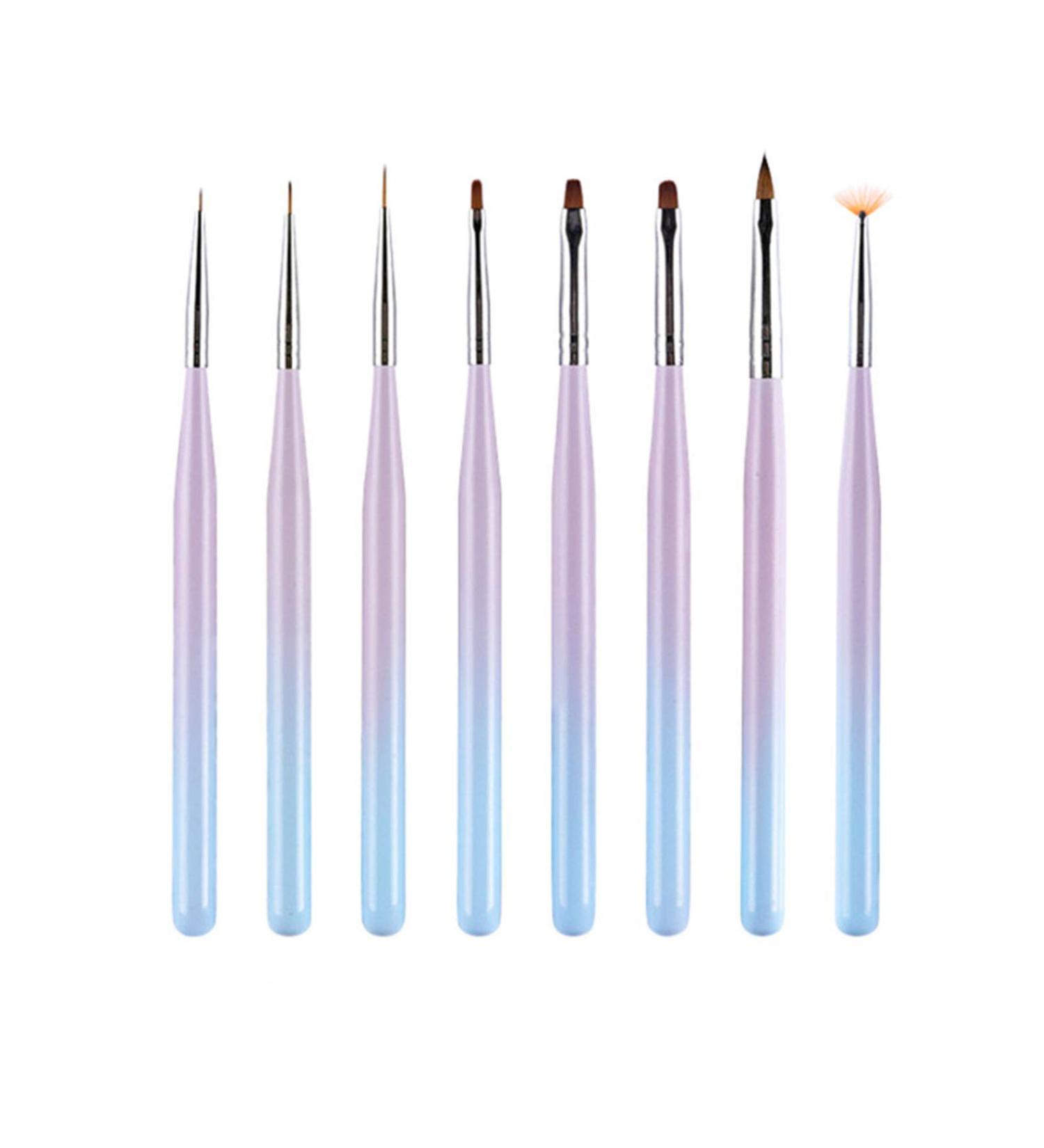 3 Piece Nail Painting Pen Set - Nail Art Brushes for Drawing & Dotting | International Shipping - Buy Online on GoSupps.com