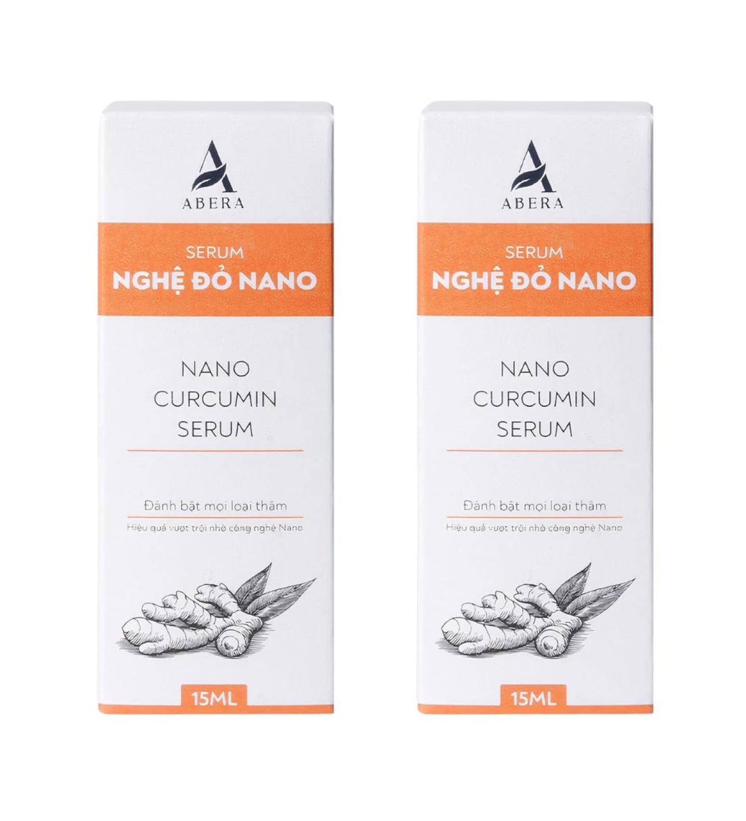 ABERA Nano Turmeric Vitamin C Serum, Nourish and Brighten Skin Tone, Reduce Dark Spots, Acne Bruise Relief, Restore Skin Strength, Skin Care Oil for Face (0.51 Fl Oz) (Set 2) Turmeric Serum 2 - Buy Online on GoSupps.com