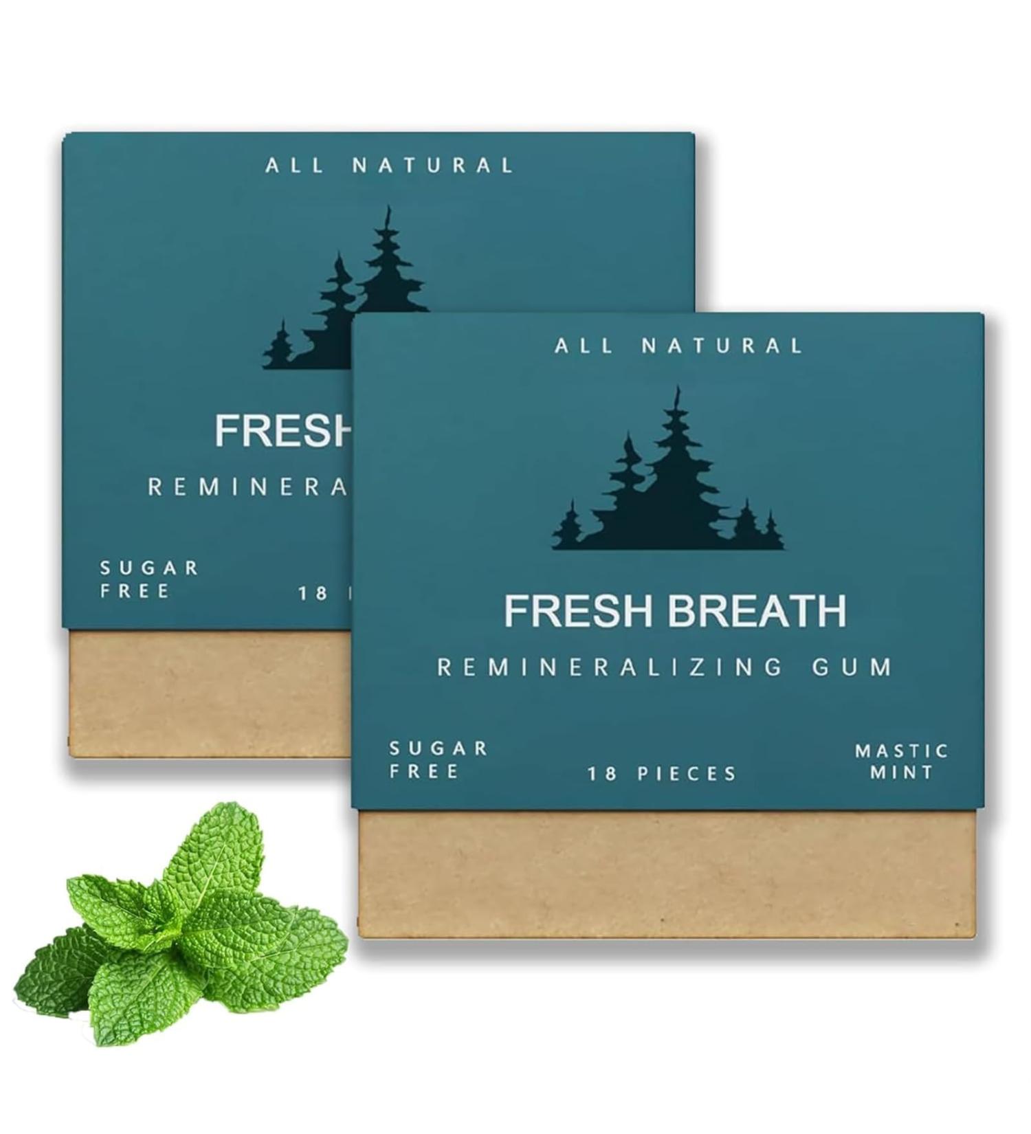 Remineralizing Mastic Gum Underbrush Remineralizing Gum Organic Mastic Mint Sugar-Sugar-Free Chewing Gum to Keeps Your Mouth Fresh-For Teeth & Gum Health (Mixed Pack) 9 count (Pack of 2) - Buy Online on GoSupps.com