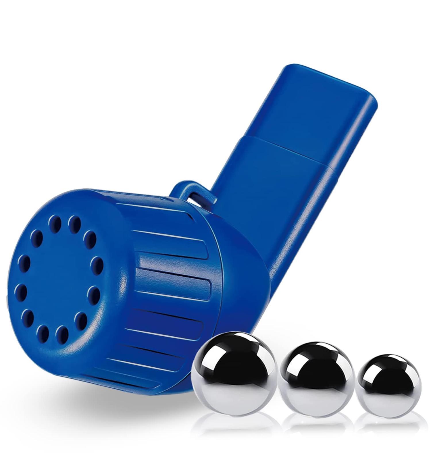 Lung Exerciser Device - Breathing Exercise for Lungs | Lung Expansion & Mucus Relief (Blue) - Buy Online on GoSupps.com
