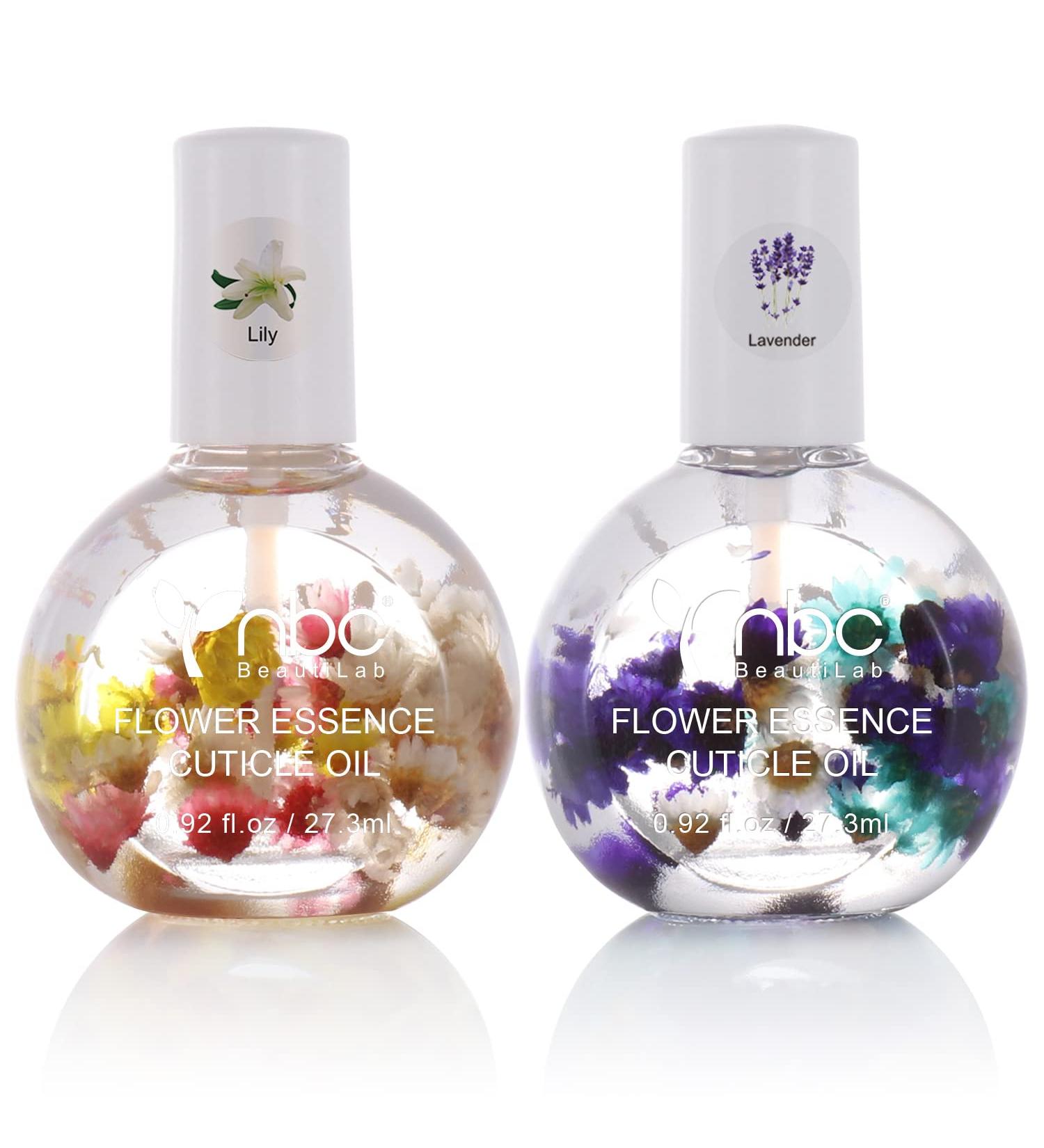 FLOWER Essence Cuticle Oil - Natural Moisturizing Formula with Vitamin E | 0.92 oz - Nourish & Revitalize Dry Nails - Buy Online on GoSupps.com