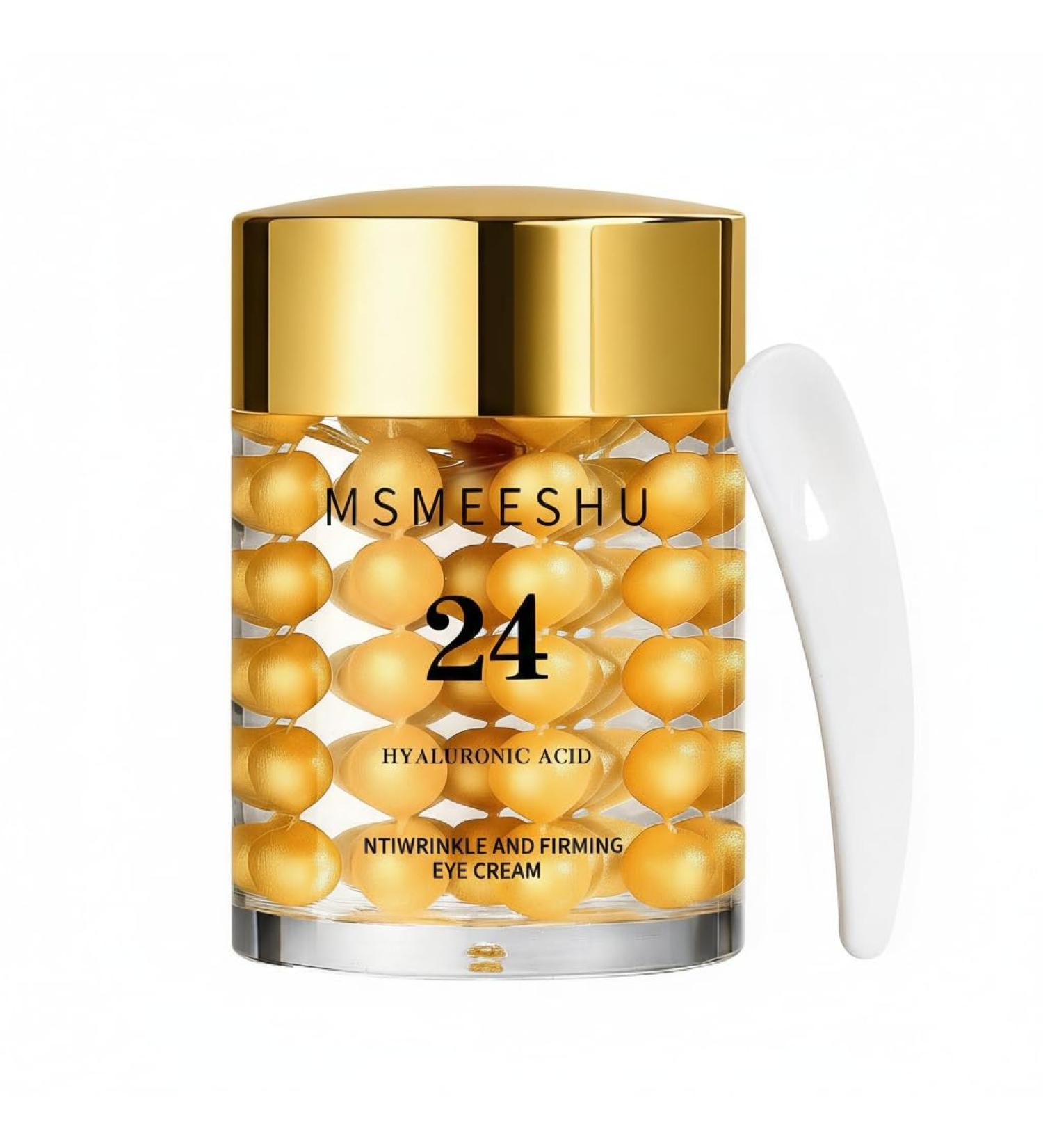 MSMEESHU Hyaluronic Acid Eye Cream Lightweight Hydrating Eye Moisturizer for Dry & Tired-Looking Eye Area Smooth & Refreshing Daily Care Suitable for All Skin Types - Buy Online on GoSupps.com