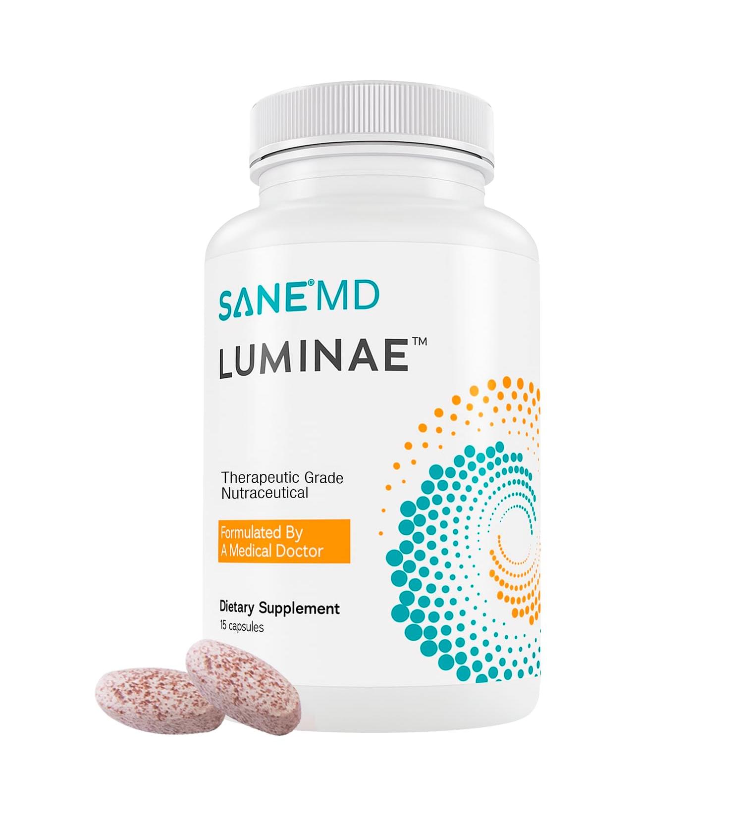 SANE MD Luminae 7-Keto DHEA Supplement Supports Healthy Metabolic Set-Point & Daily Energy NSF Certified 15 Capsules - Buy Online on GoSupps.com