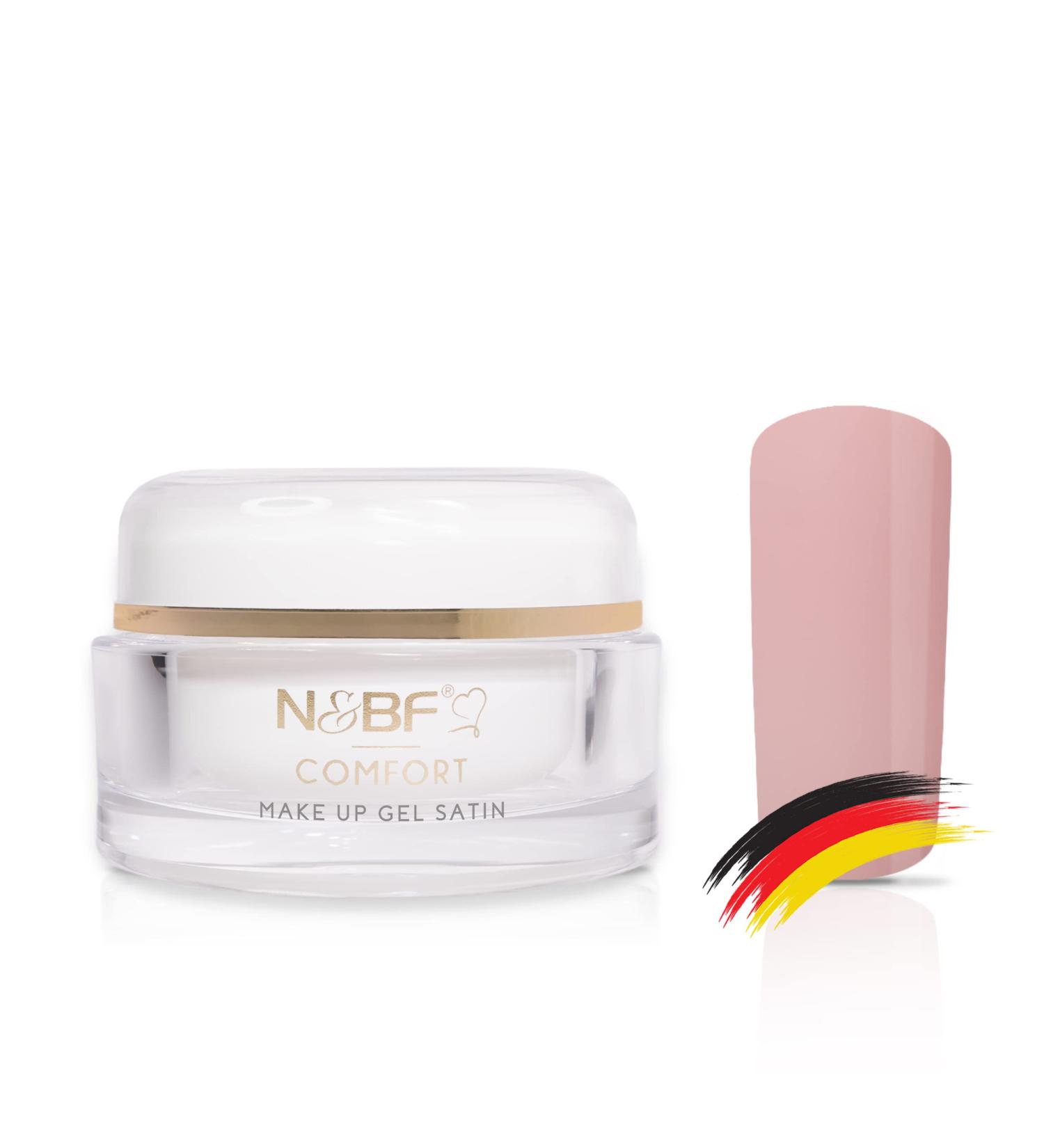 N&BF 15ml Comfort Line Make-Up Gel Satin | High-Quality Camouflage Gel for Gelnageln | Professional Nail Gel Made in Germany - International Shipping Available - Buy Online on GoSupps.com