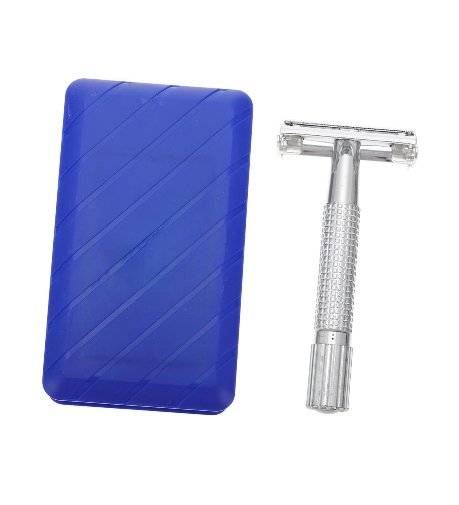 Buy 1 Set Razor Beard Shaver - Manual Hair Shaving Kit for Men | Double Edge Stainless Steel Head Shaver & Beard Cutter - Old Fashioned Design | International Shipping Available - Buy Online on GoSupps.com