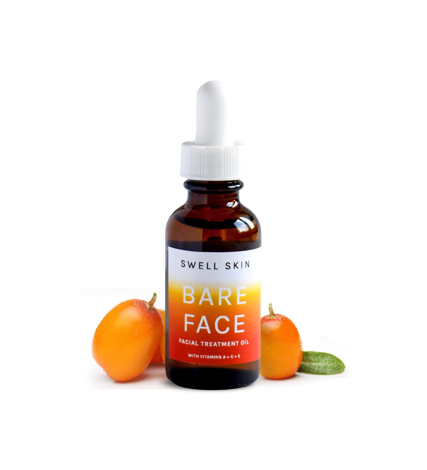 BARE FACE OIL | Antioxidant Botanical Oil | Tone-Enhancing Vitamin A C & E for Radiant Skin | 1oz | International Shipping Available - Buy Online on GoSupps.com
