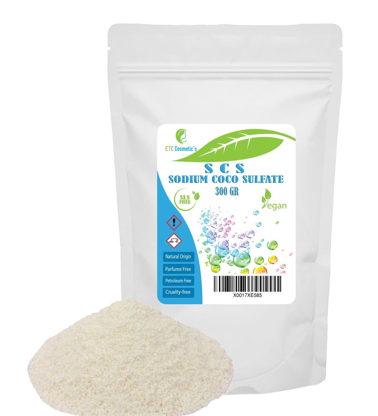 Euro Trade Center Sodium coco Sulfate Sodium coco sulphate 300 gr can be used in shampoos liquid shampoo body wash shower gel and shower bars syndet bars various bath preparations 300 g 1er Pack - Buy Online on GoSupps.com