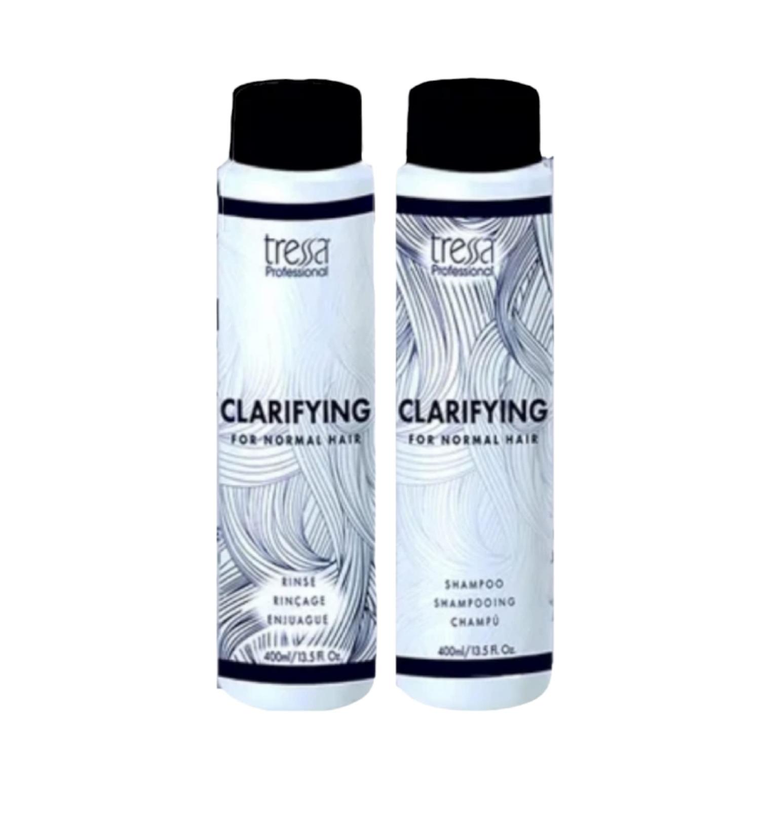 Tressa Professional Clarifying Shampoo | Deep Cleansing Color Safe Formula for All Hair Types | 13.5 Fl Oz - Removes Dulling Deposits & Brightens Highlights - Buy Online on GoSupps.com