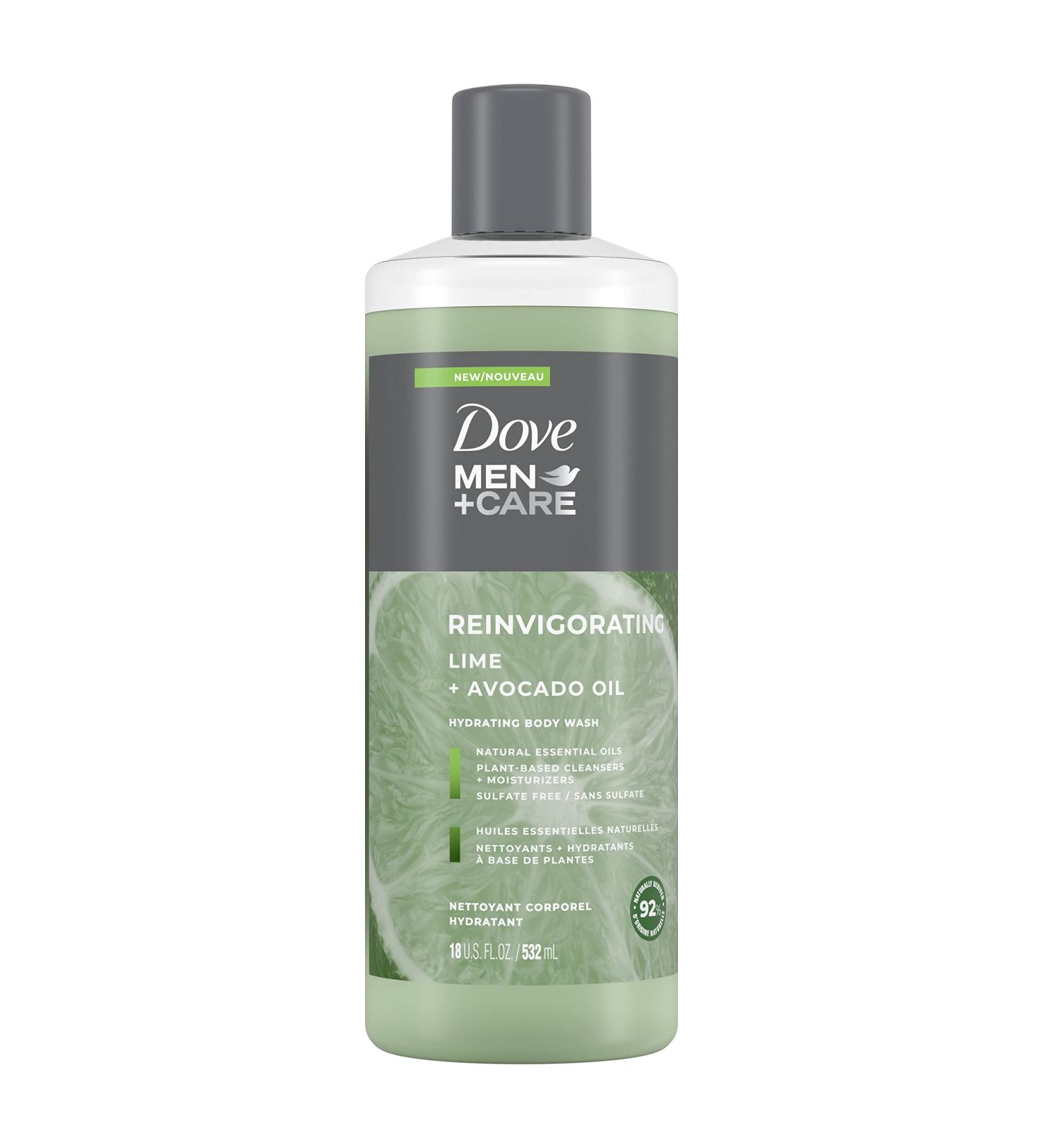Dove Men+Care Lime + Avocado Oil Body Wash  18 Fl Oz (532 mL)