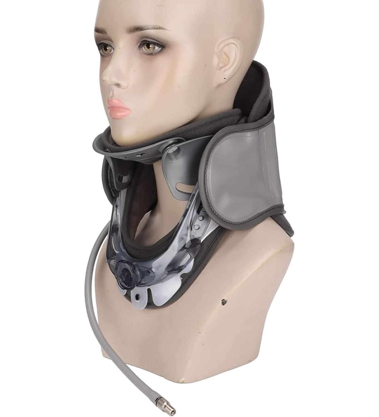 Jlasdr Neck Protection Air Collar - Inflatable Adjustable Device for Pain Relief & Cervical Support - Buy Online on GoSupps.com