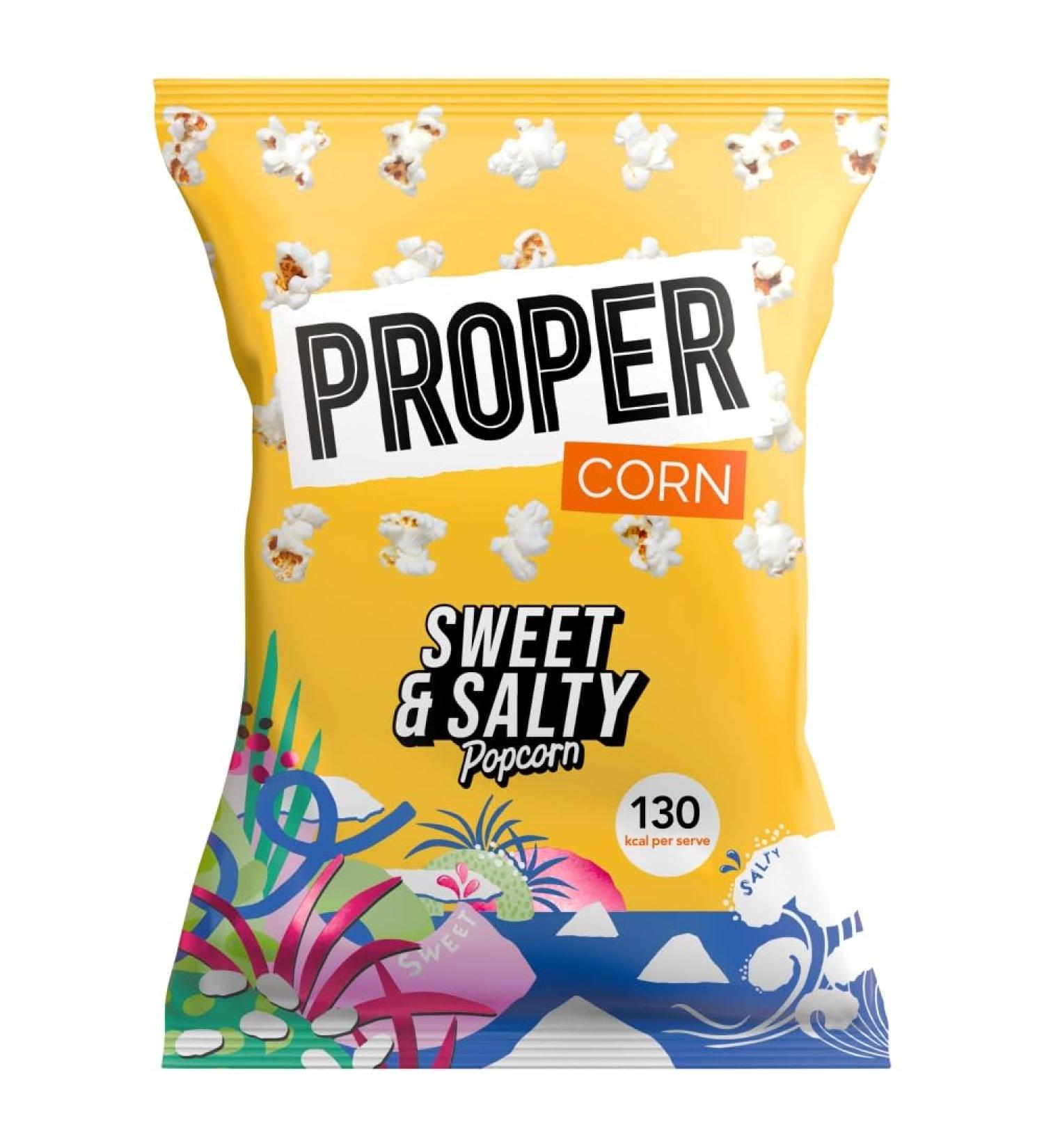 Propercorn Sweet & Salty Popcorn 90g - Buy Online on GoSupps.com