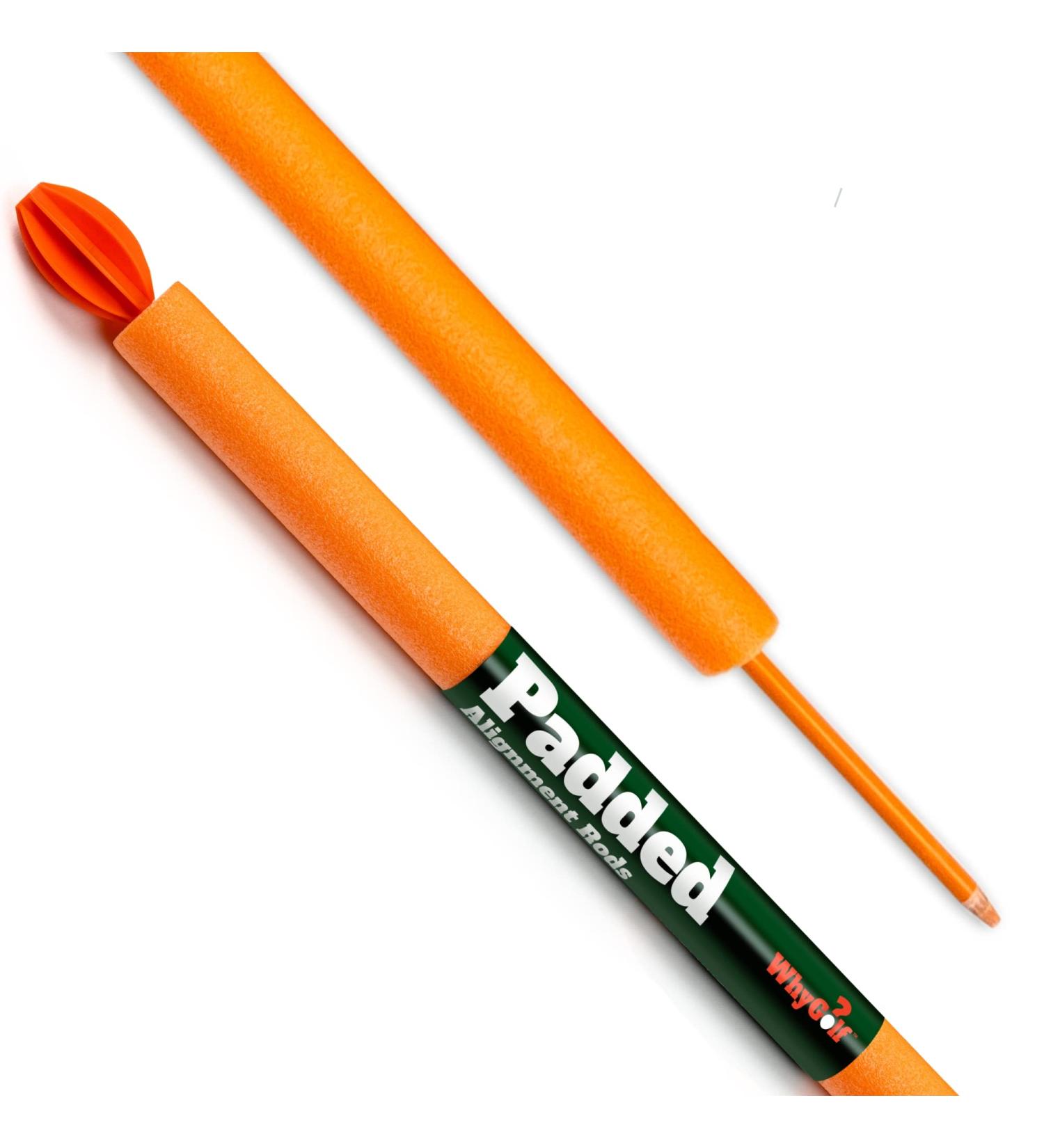 WHYGOLF Padded Alignment Rods - Improve Swing Angles like a Pro with Ground or Training Aid Use - Buy Online on GoSupps.com