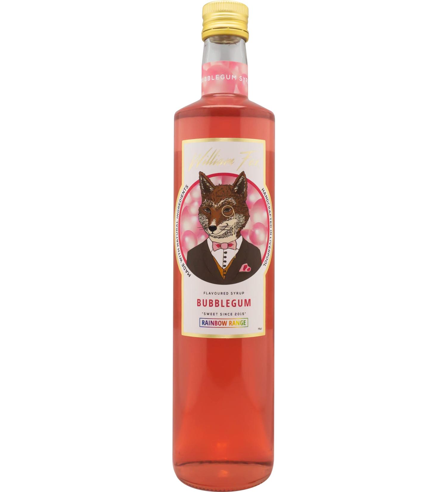 William Fox Premium Rainbow Range Sirop de chewing-gum 75 cl