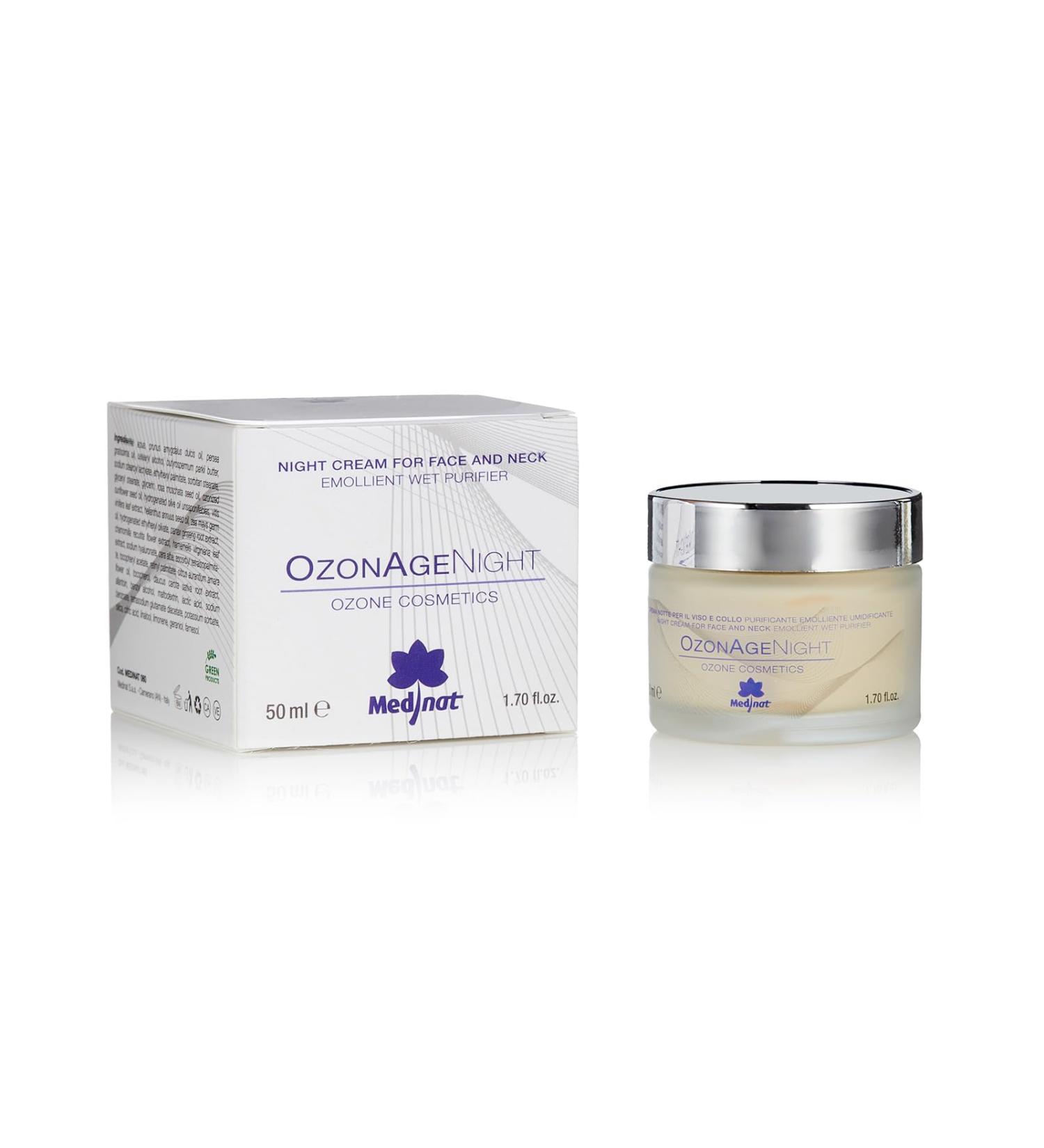 OzoneCosmetics Gentle night cream for face and neck moisturizing and softening