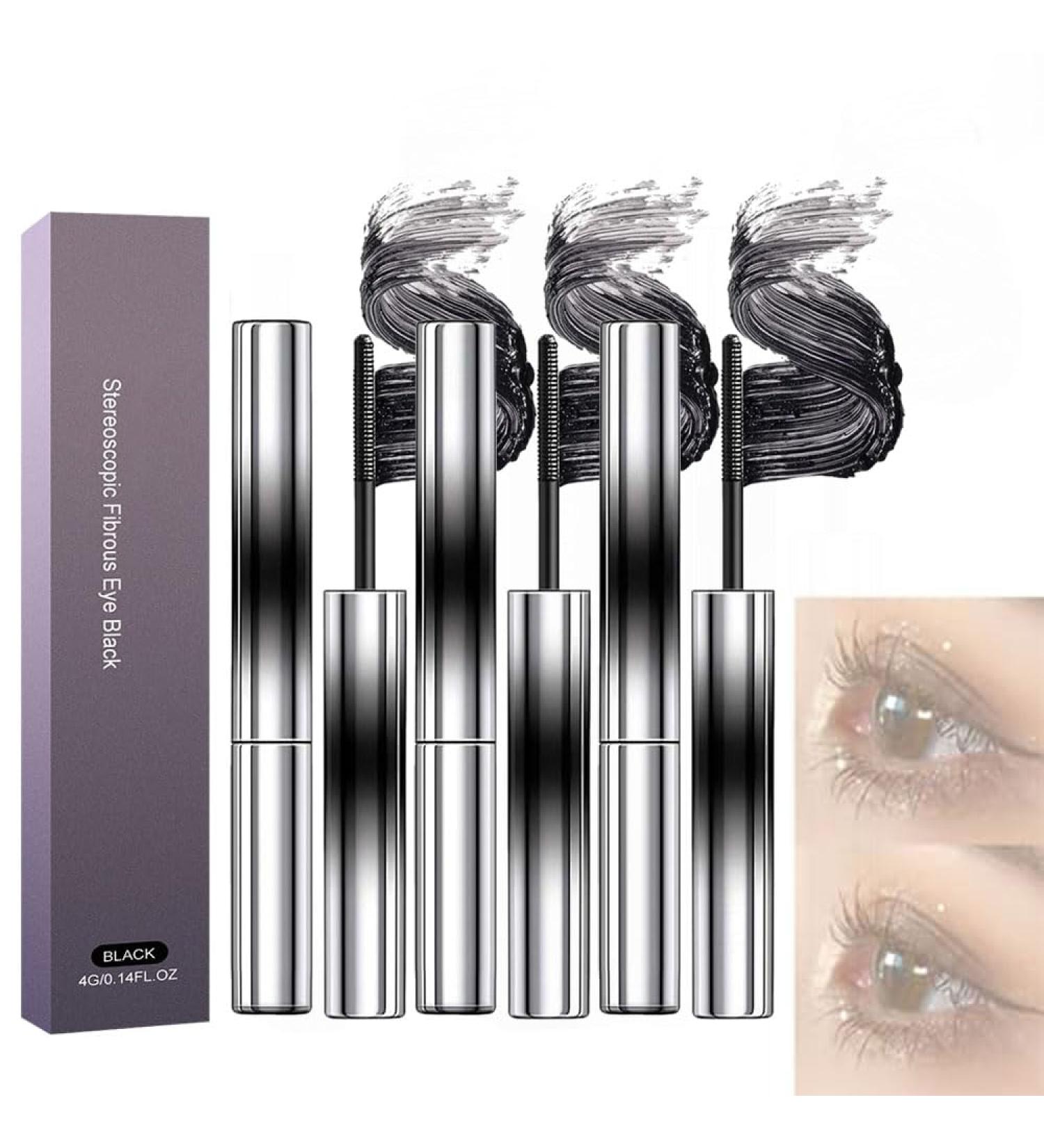Mascara 3D Curling Eyelash Iron Mascara Waterproof Longue Dur e pour Extensions de Cils Volume Longue Dur e Anti-Taches (Black 3PC) - Buy Online on GoSupps.com