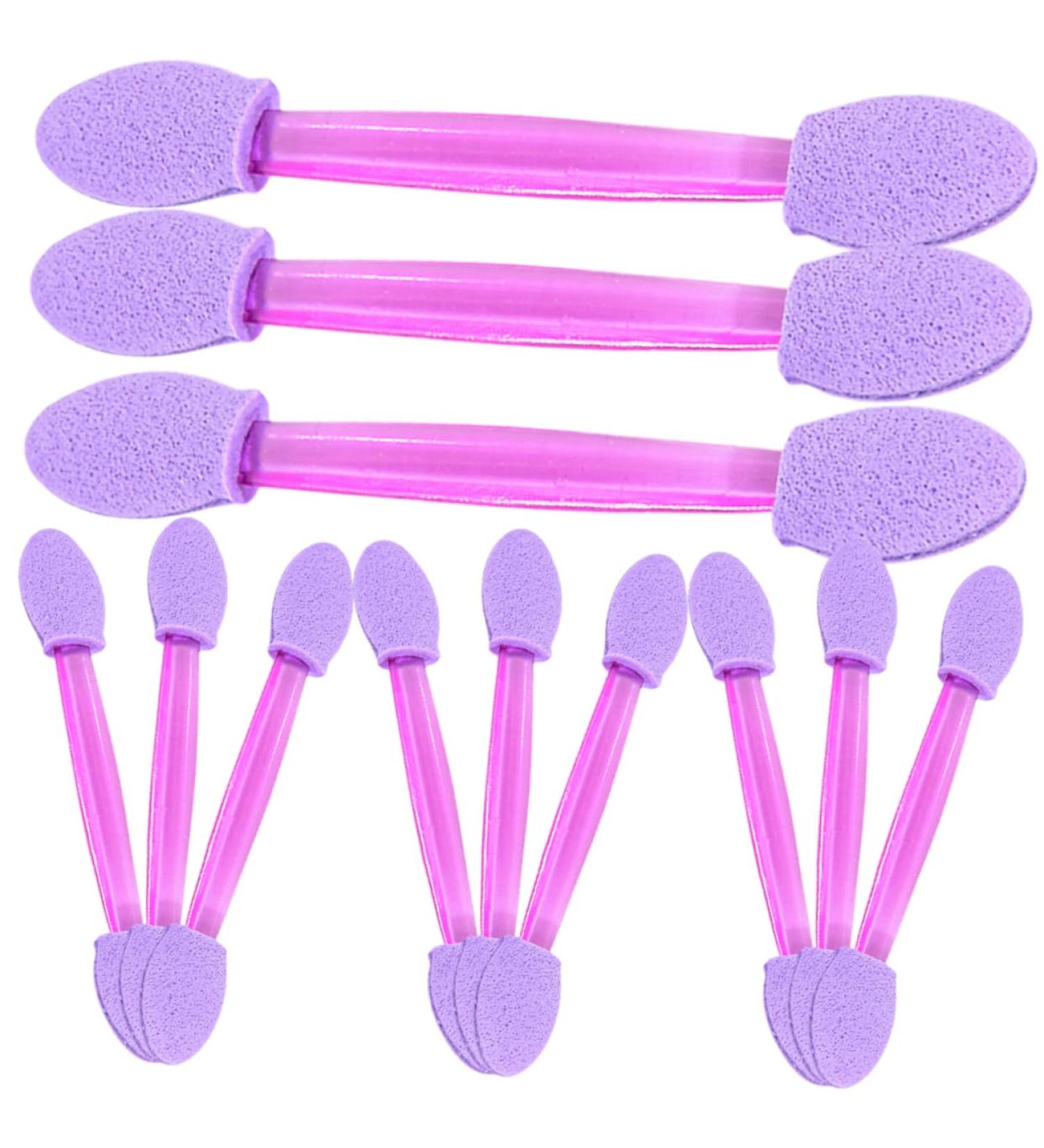 Housoutil 50pcs Double-headed Smudge Stick Sponges Face Sponge for Makeup Nail Accessories Manicure Nail Brush - Buy Online on GoSupps.com