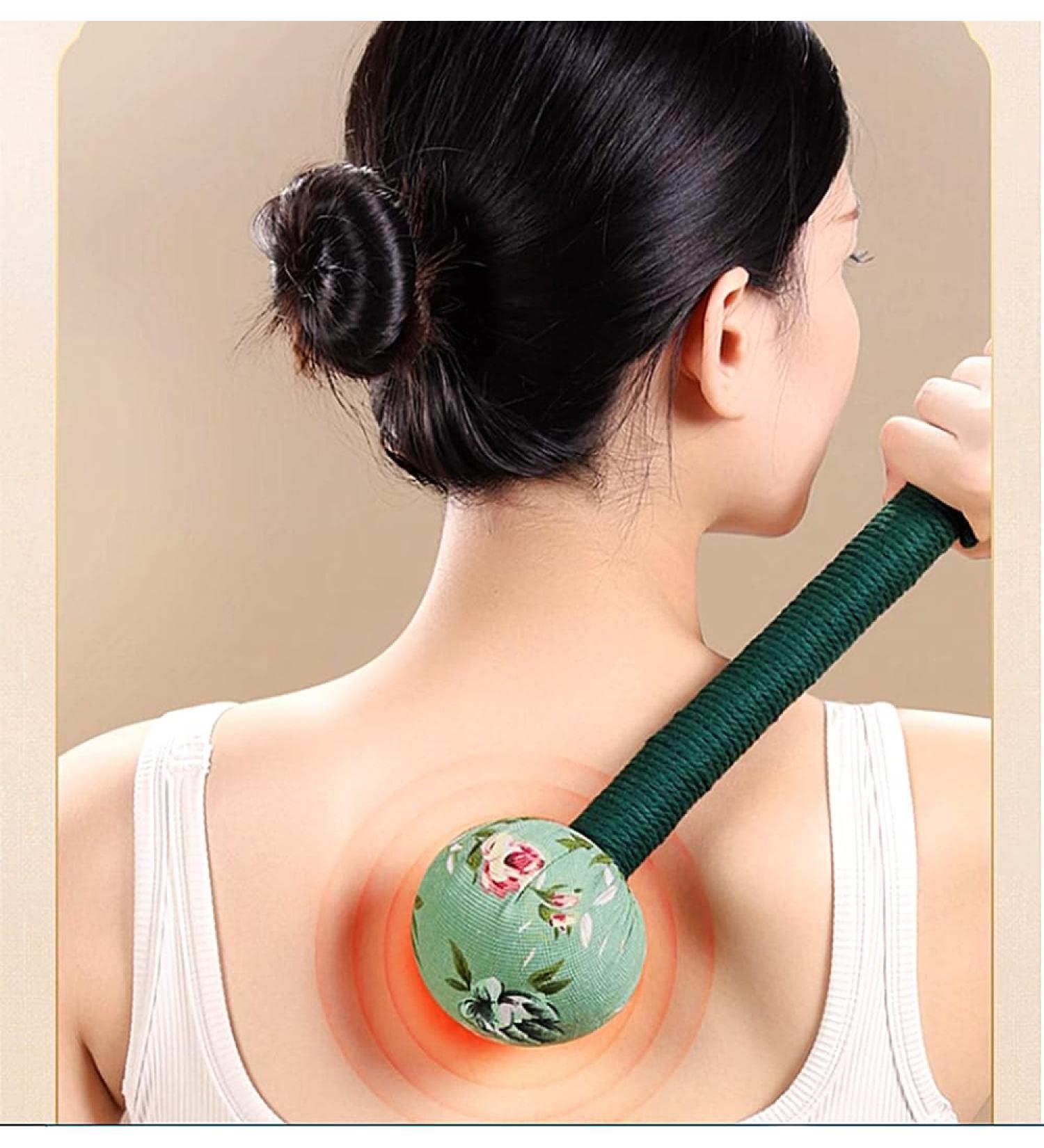 Manual Wormwood Massage Hammer for Full Body Relief | Acupuncture Knocking Tool for Back Neck & Legs | Reduce Tiredness & Pain - Buy Online on GoSupps.com