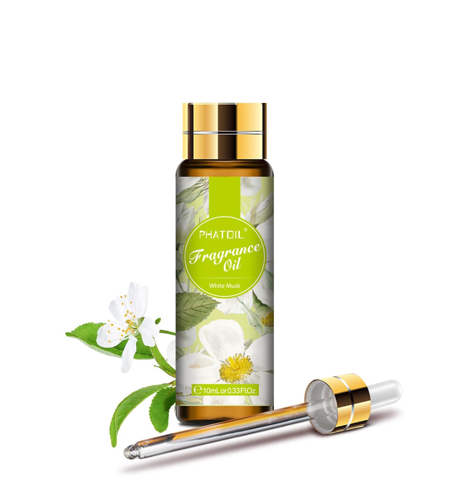 PHATOIL White Musk Fragrance Oil 10ml for Diffuser, Aromatherapy, Soap & Candle Making - Pack of 1 - Buy Online on GoSupps.com