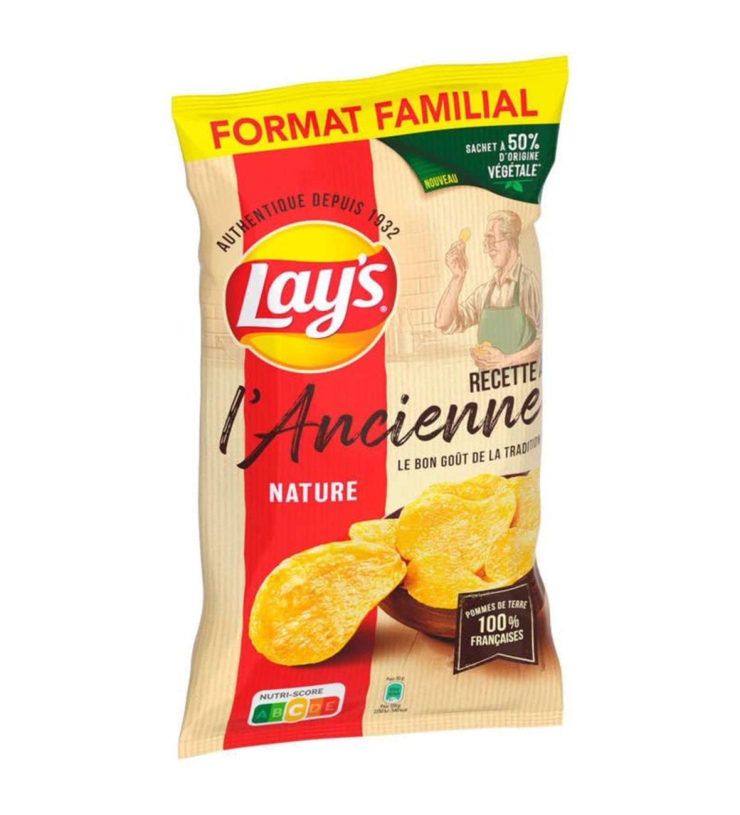Lay's recette l'ancienne nature format familial 295g