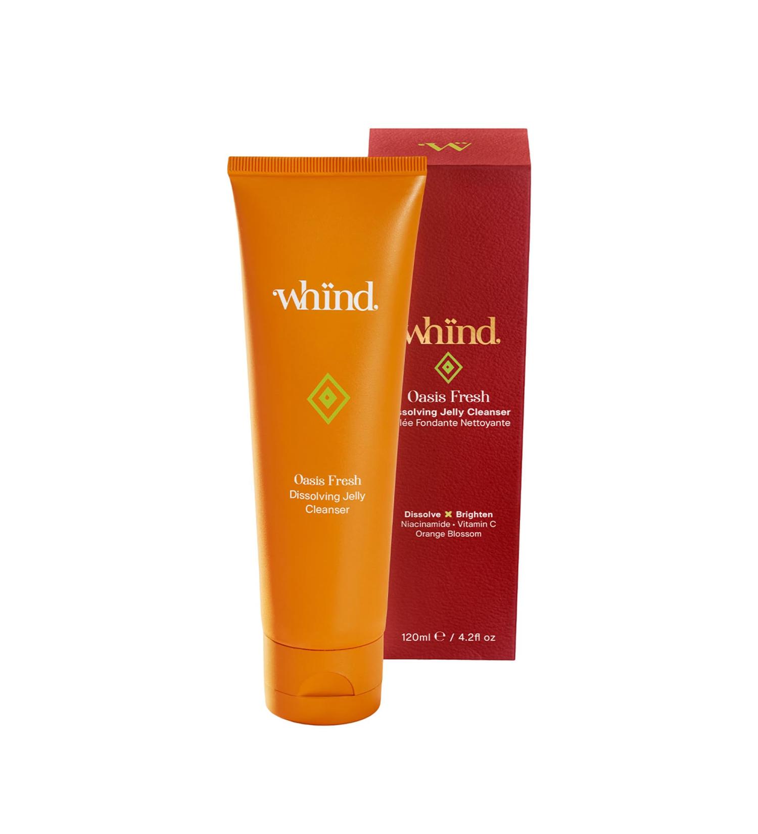 whind Facial Cleanser - Oasis Fresh Vitamin C Face Cleanser with Niacinamide to Hydrate Brighten and Remove Make Up. Moisturizing Face Wash for Women. All Skin Types 120ml - Buy Online on GoSupps.com