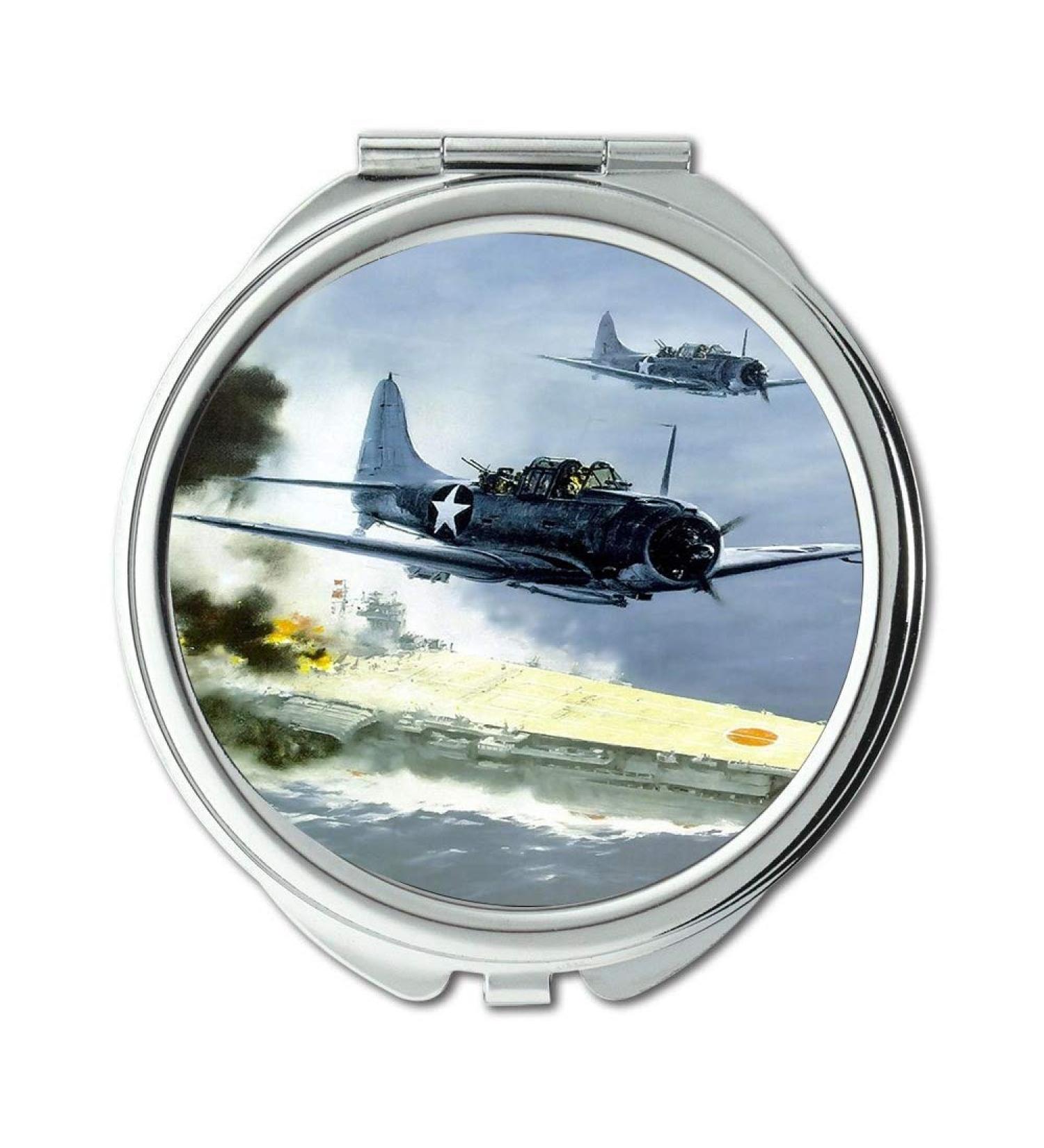 World war aircraft Mirror Travel Mirror fighter gunslinger 5e pocket mirror portable mirror - Buy Online on GoSupps.com
