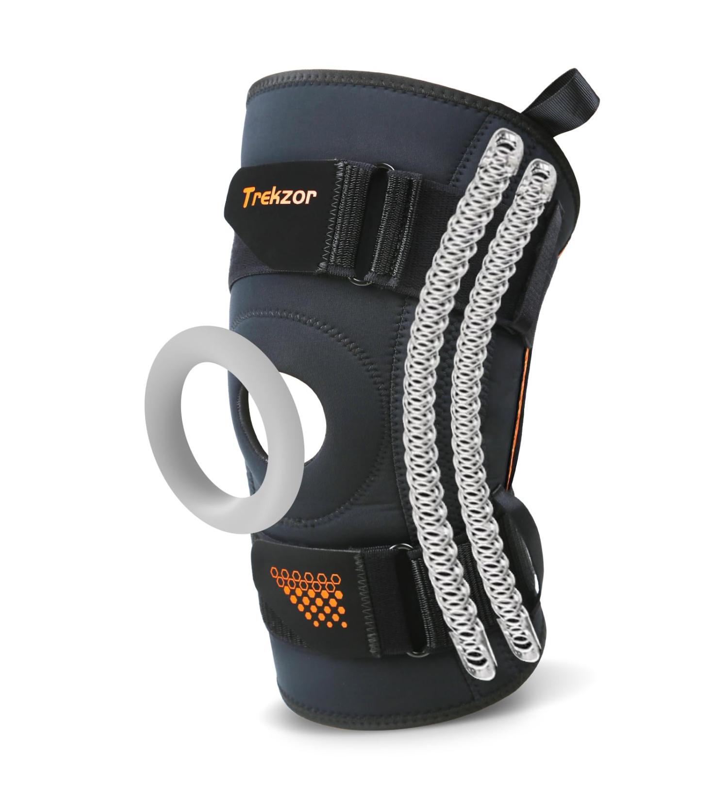Buy Knee Brace for Arthritis Pain Relief | Hinged Support with Side Stabilizers - Black Medium - Buy Online on GoSupps.com