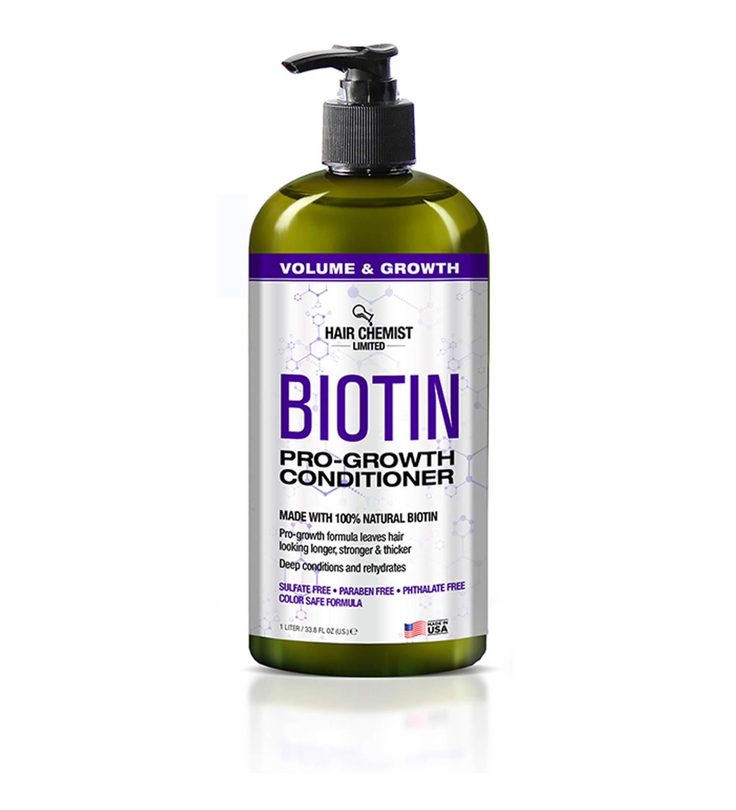 Hair Chemist Biotin Pro-Growth Conditioner 33.8 oz. - Promotes Hair Growth for Thin Hair - Buy Online on GoSupps.com