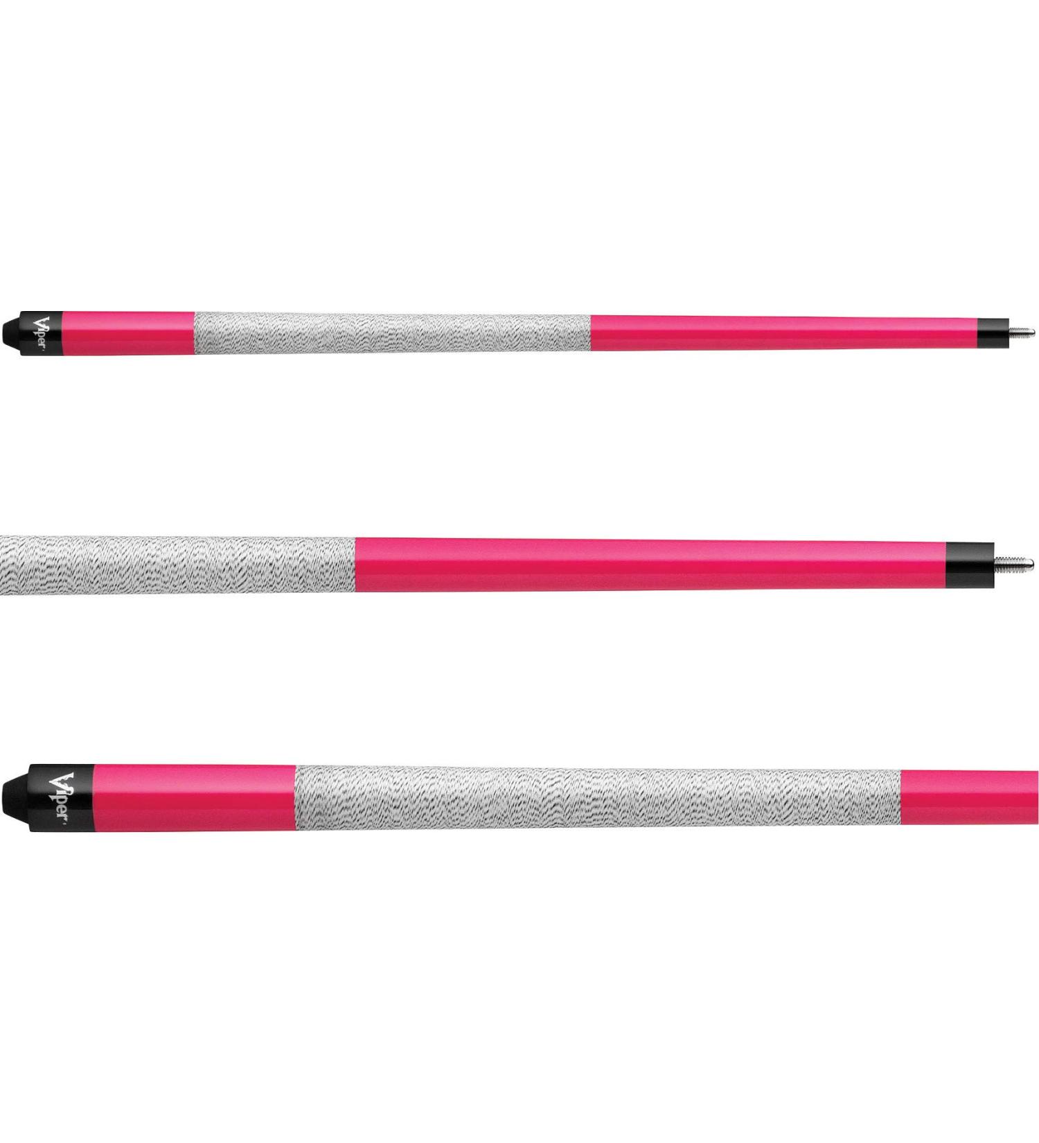Viper Signature 57 2-Piece Billiard/Pool Cue in Hot Pink - High-Quality Cue for Precision Shots - Buy Online on GoSupps.com