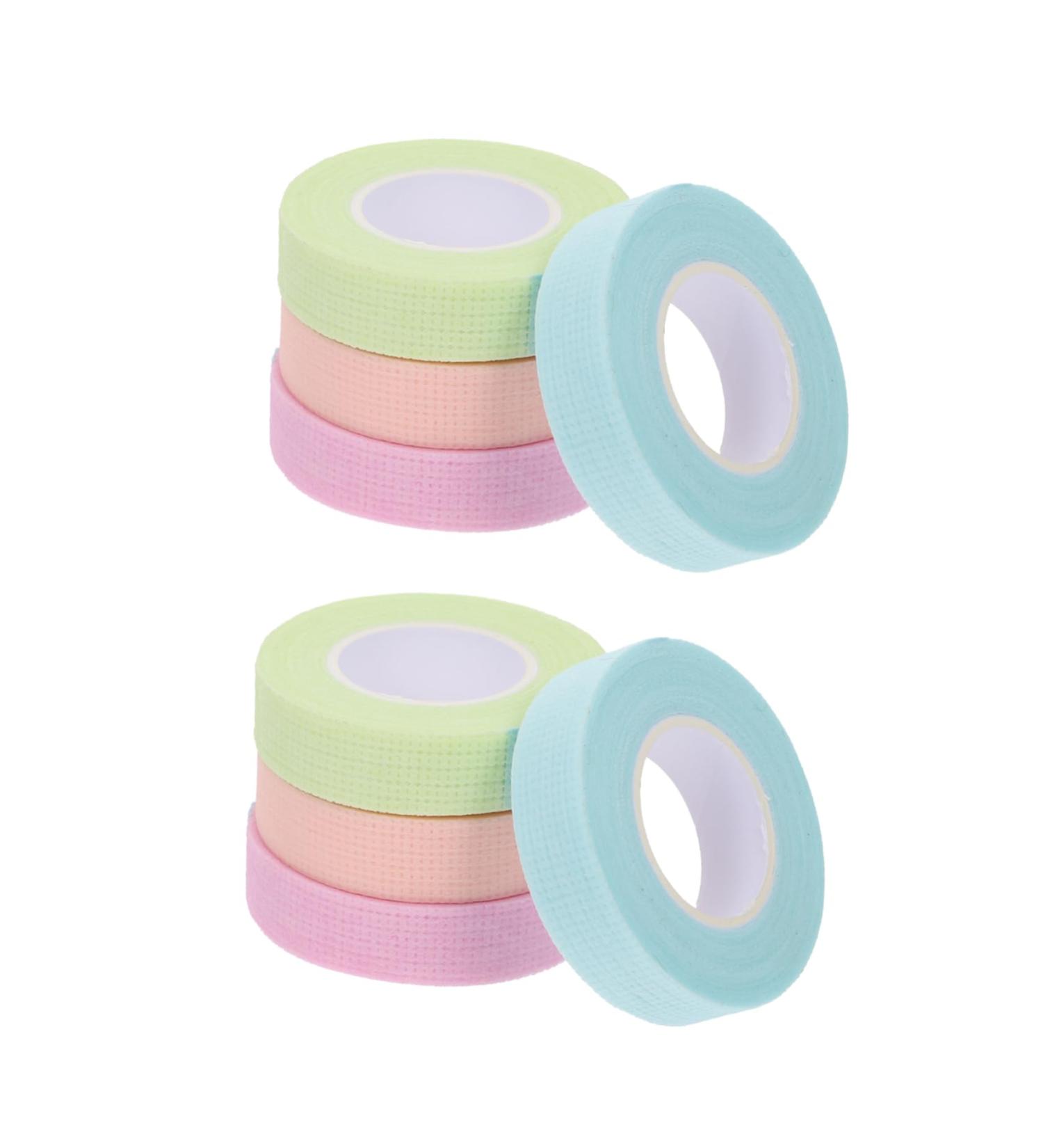 Bestoyard 16 Rolls Disposable Eyelash Tape - Non-Woven Fabric for Eyelash Grafting - Pink Eyelash Assistant Discs - Buy Online on GoSupps.com