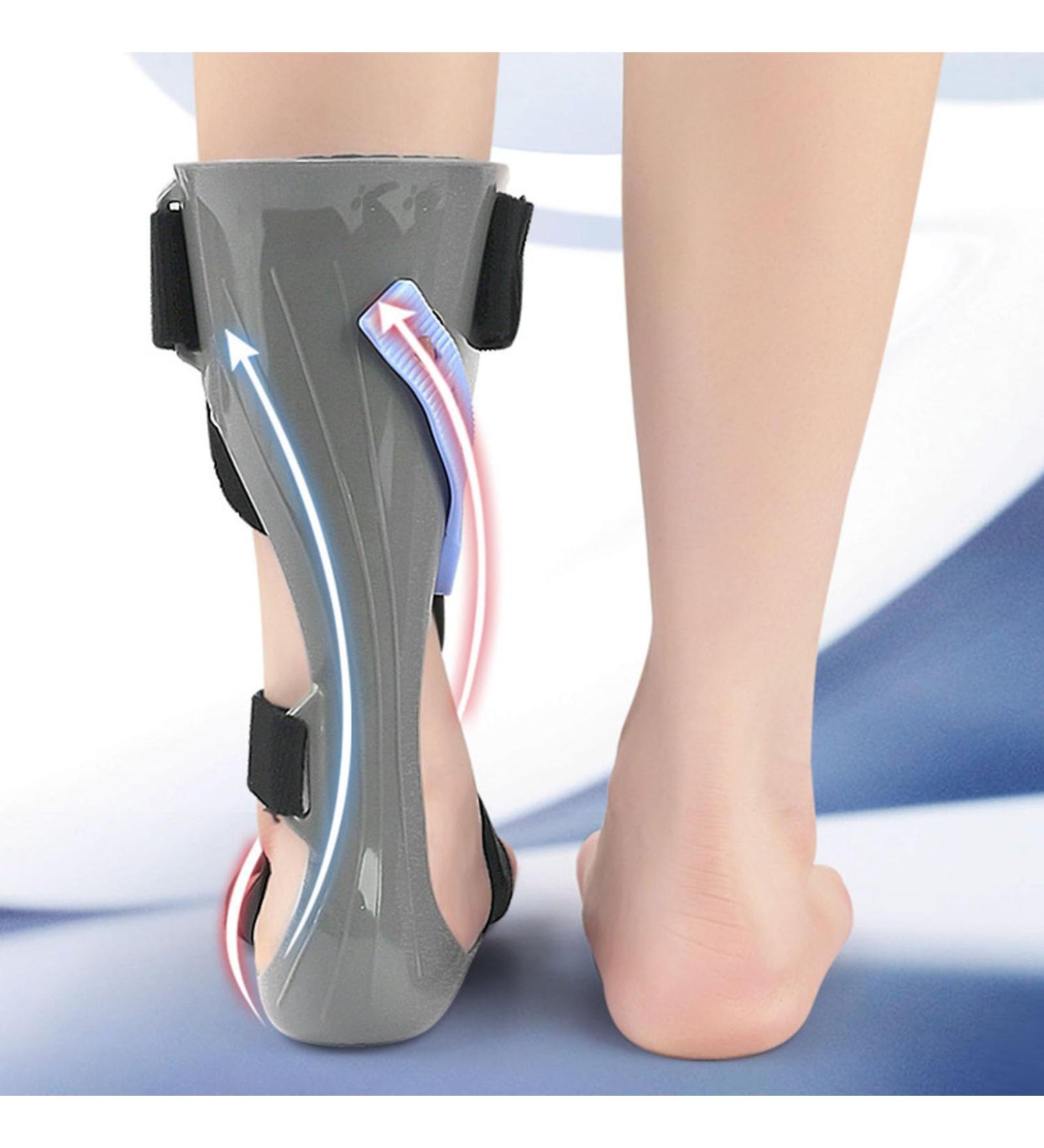 ZJchao Drop Foot Brace - Elastic Ankle Support for Foot Drop Improve Gait & Posture - Compression Orthosis for Men & Women - Buy Online on GoSupps.com
