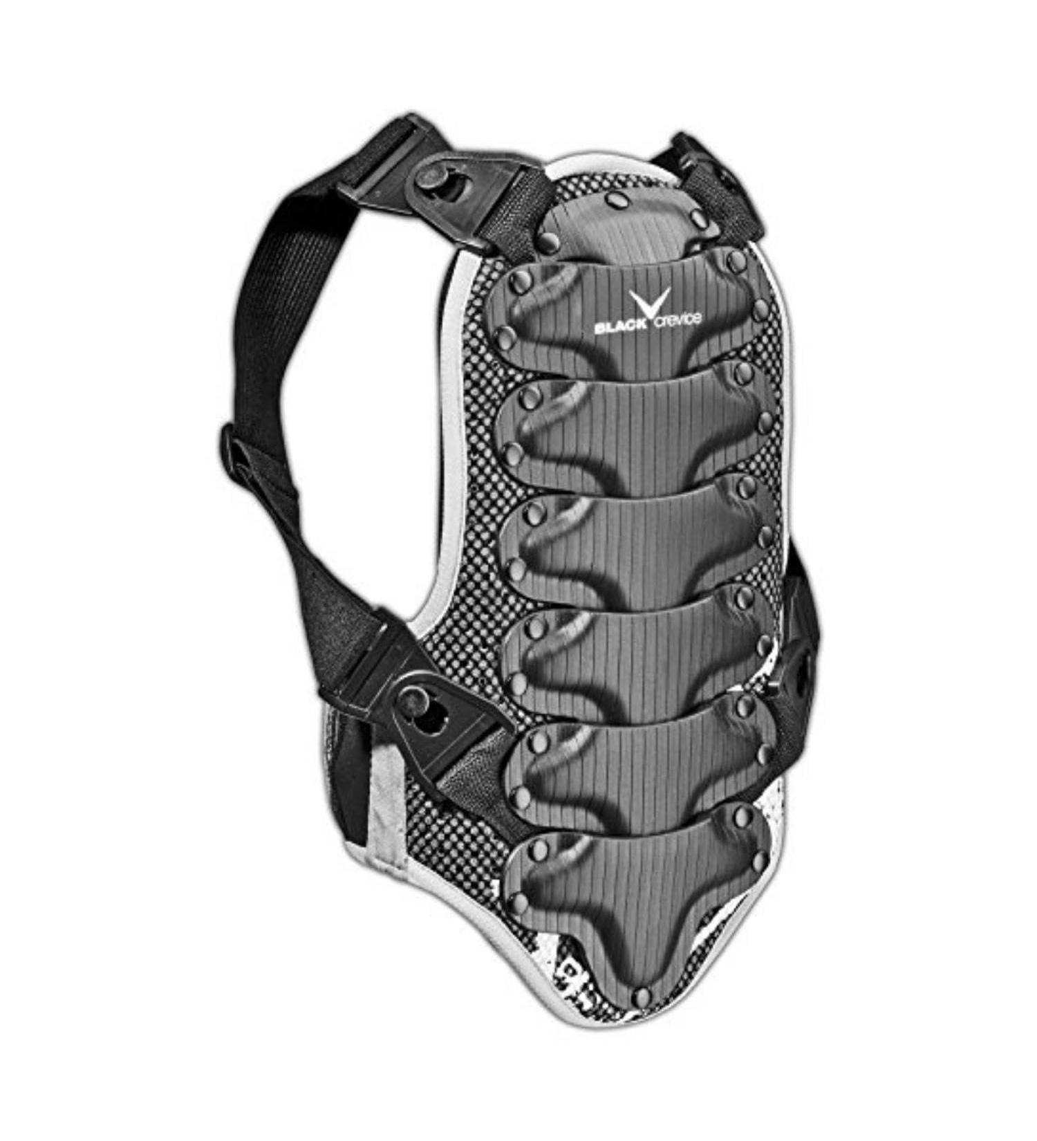 Buy Black Crevice Adjustable Back Protector for All Ages - Ergonomic & Breathable Protection in Various Colors - Buy Online on GoSupps.com