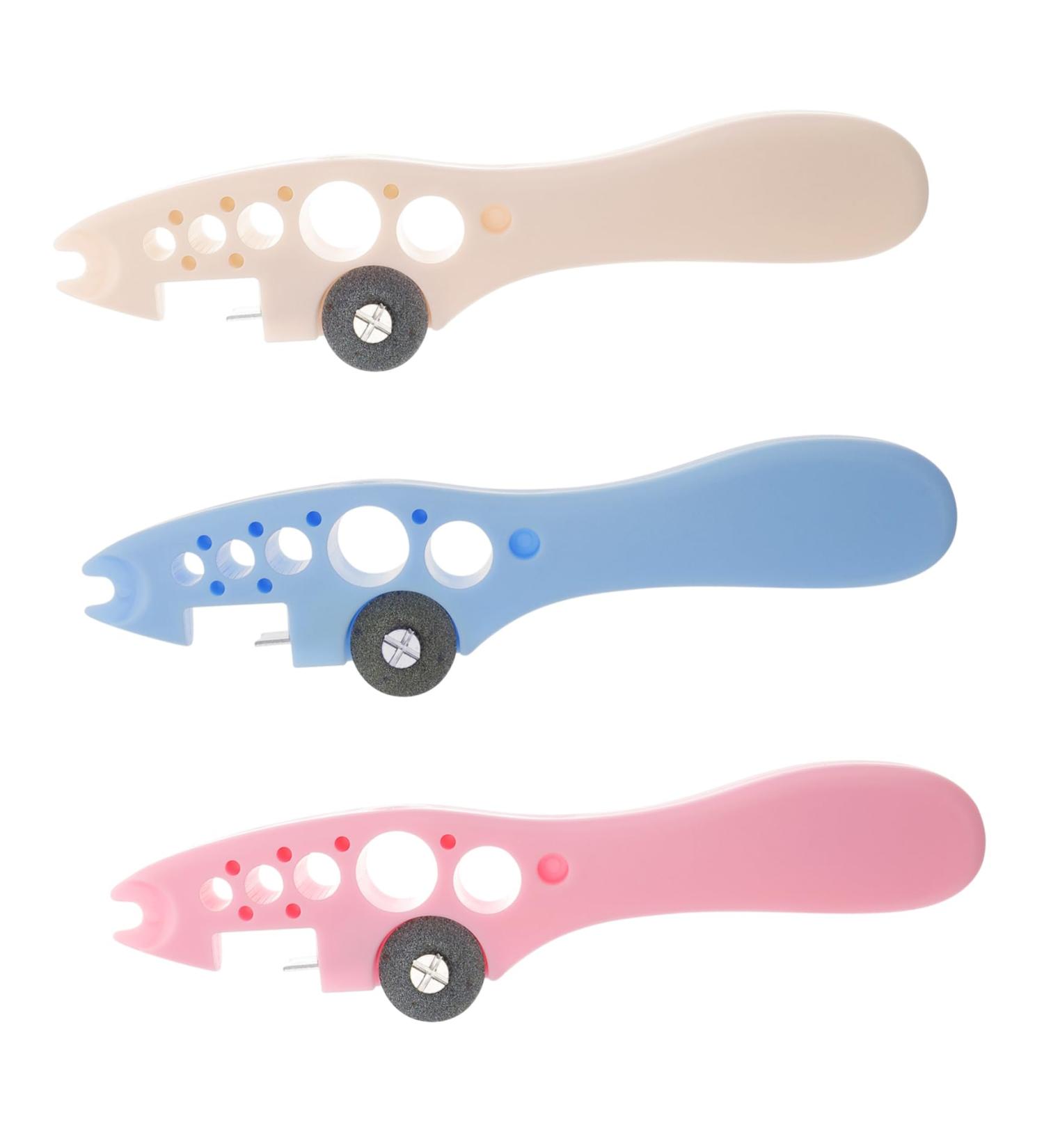Hemobllo 3pcs Ampoule Bottle Opener Tool Set - Glass Vial Breaker & Grinding Wheel Accessories - 16.7X3.5cm Assorted Color - Buy Online on GoSupps.com